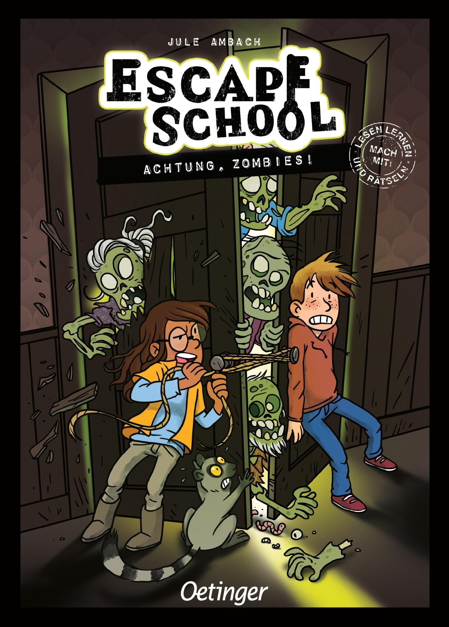 Vorderes Coverbild Escape School 4. Achtung, Zombies!