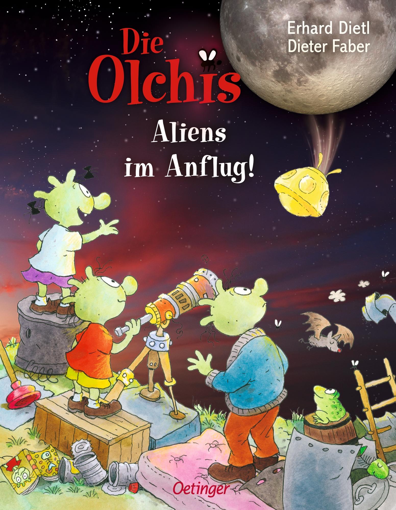 Vorderes Coverbild Die Olchis. Aliens im Anflug!