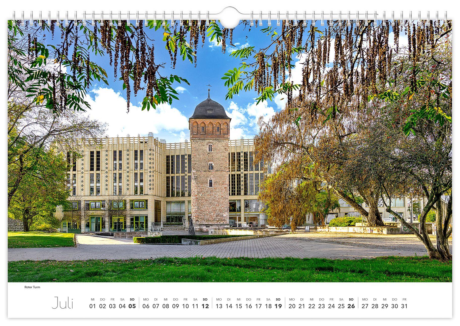 Beispielinhalt (Bild) Kalender Chemnitz 2026