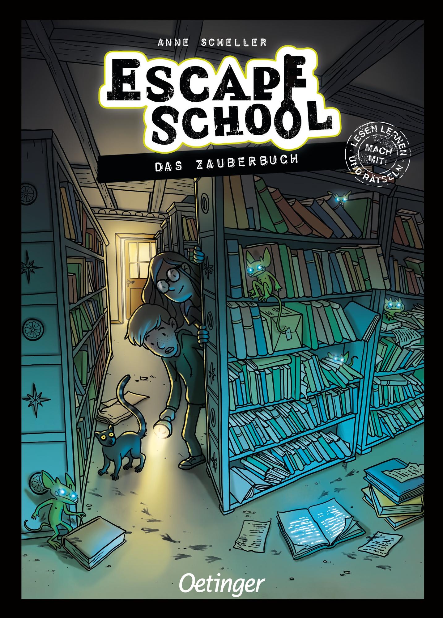 Vorderes Coverbild Escape School 1. Das Zauberbuch