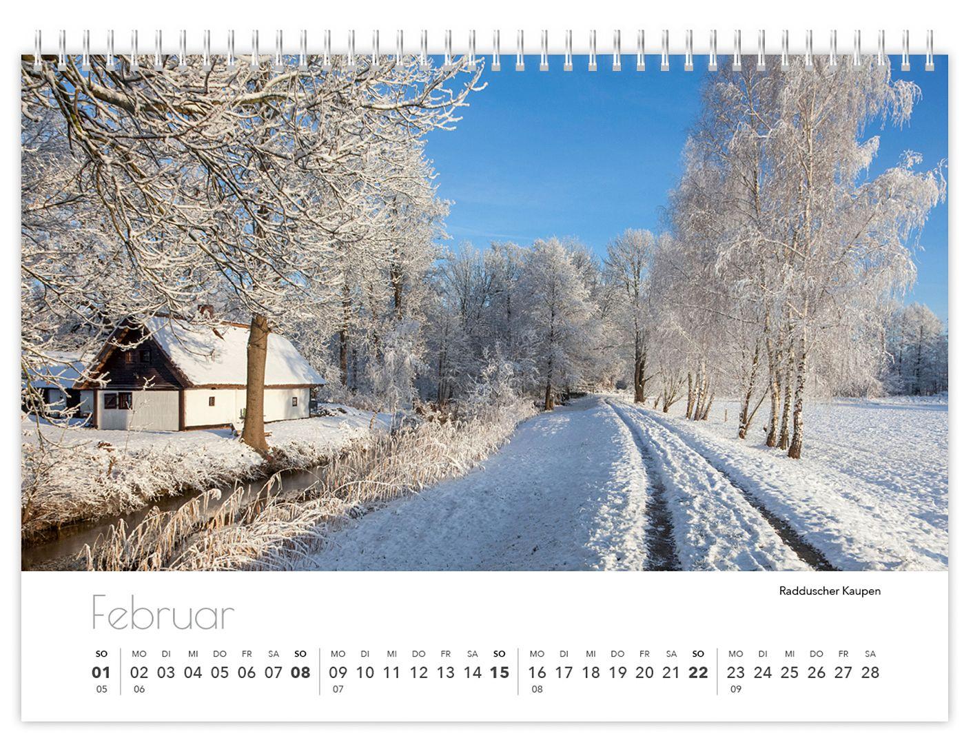 Beispielinhalt (Bild) Kalender Spreewald kompakt - Peter Becker 2026