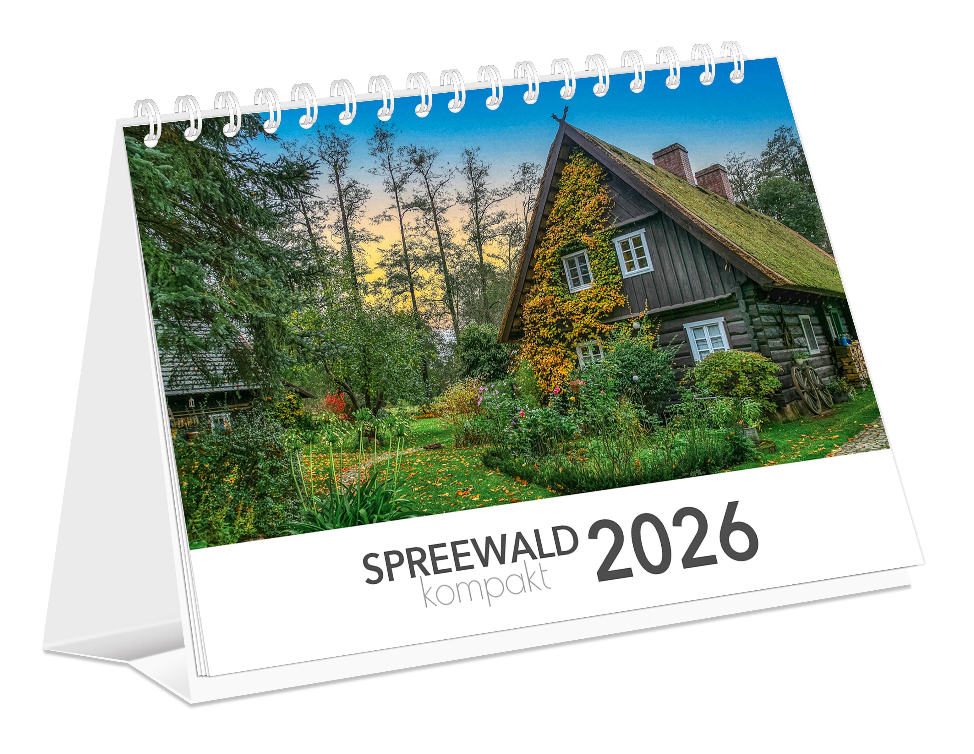 Vorderes Coverbild Kalender Spreewald kompakt - Peter Becker 2026