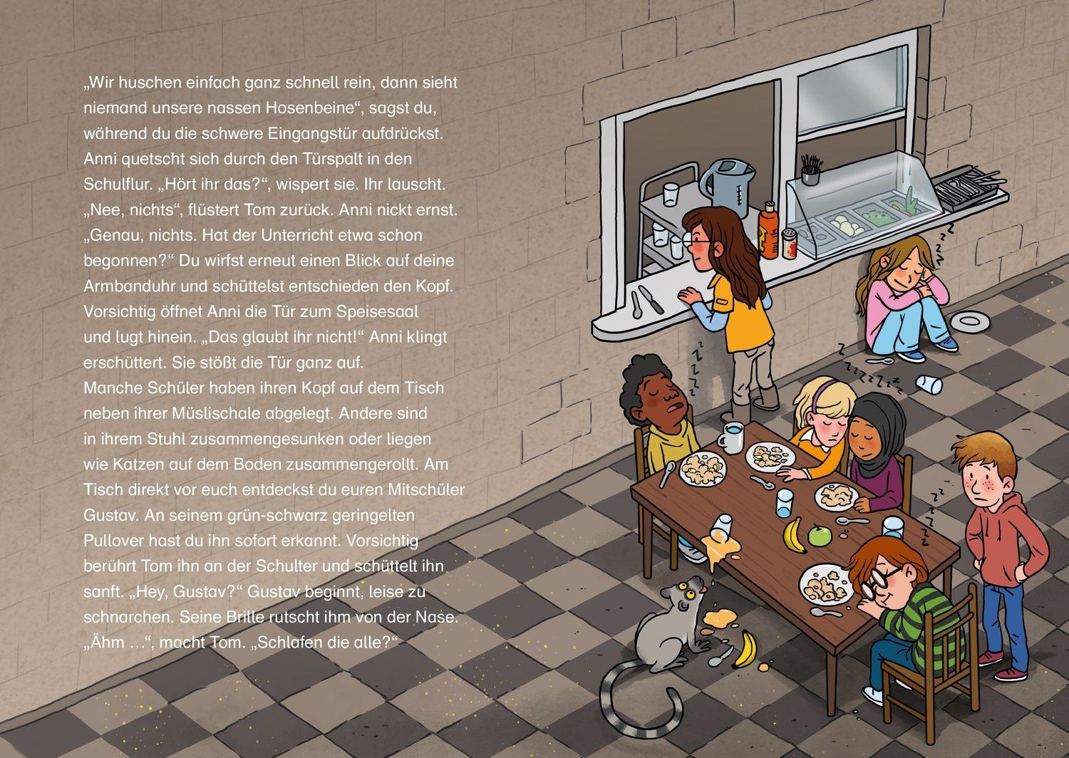 Beispielinhalt (Bild) Escape School 2. Der unheimliche Nebel