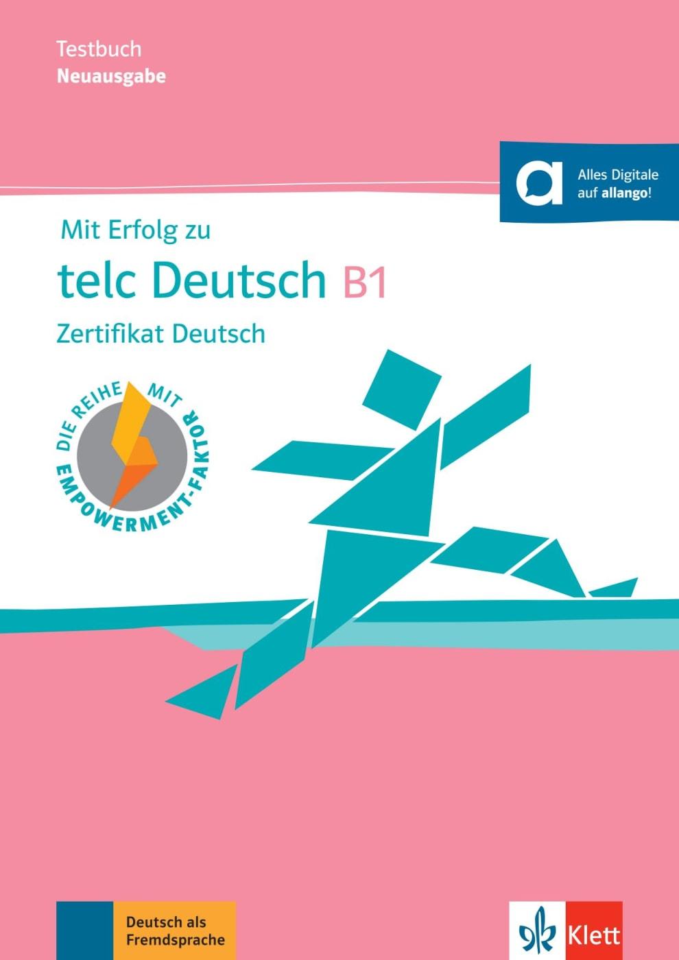 Vorderes Coverbild Mit Erfolg zu telc Deutsch B1 - Testbuch