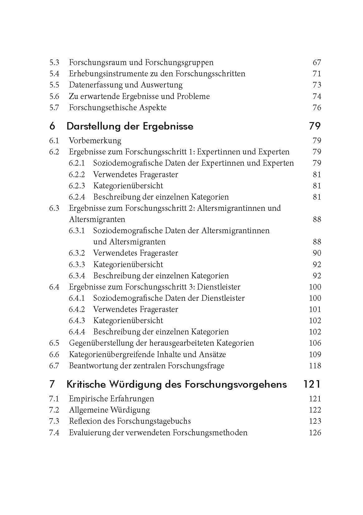 Beispielinhalt (Bild) Altern in der Ferne