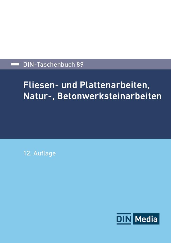 Vorderes Coverbild Fliesen- und Plattenarbeiten, Natur-, Betonwerksteinarbeiten