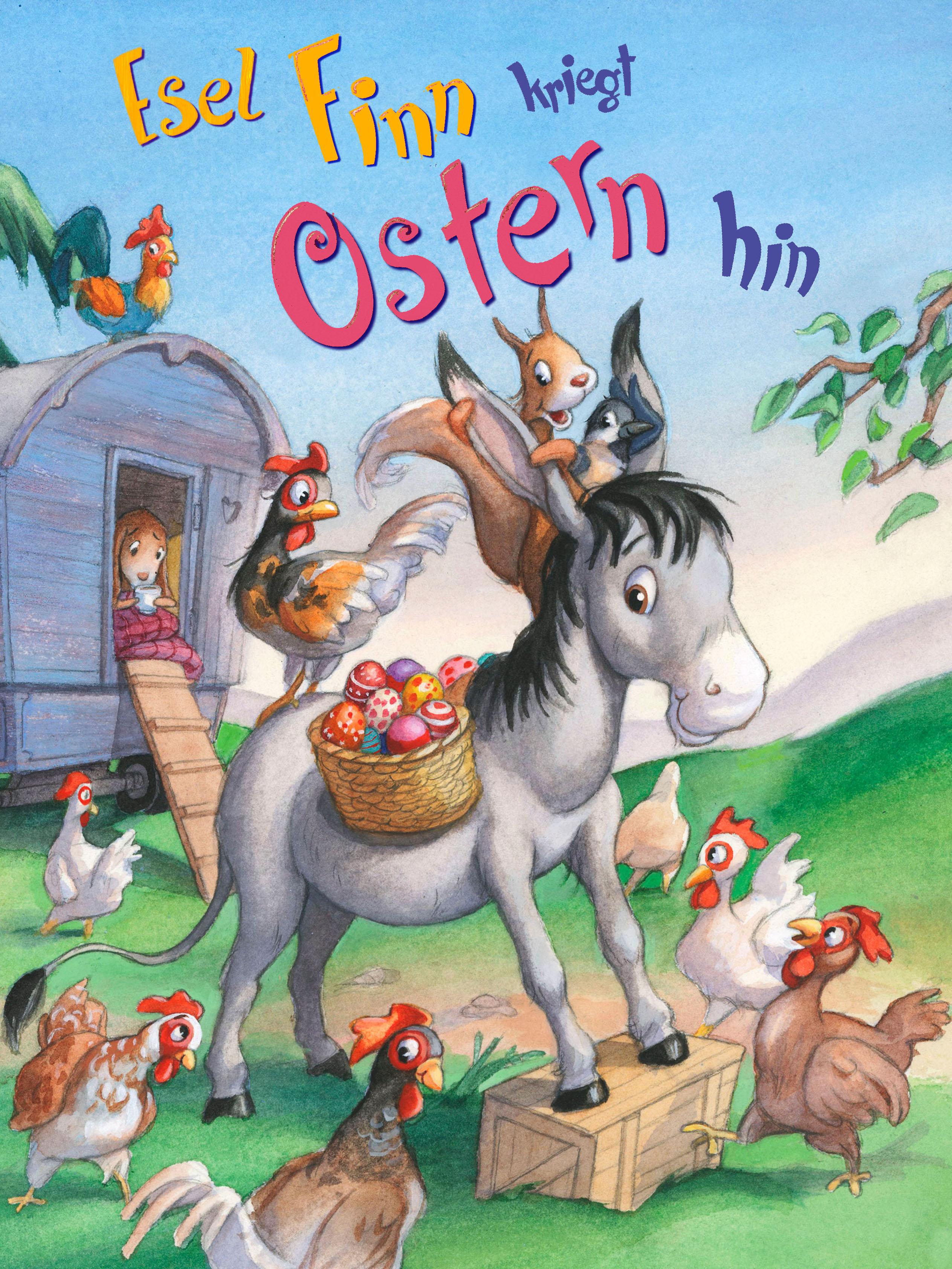 Vorderes Coverbild Esel Finn kriegt Ostern hin