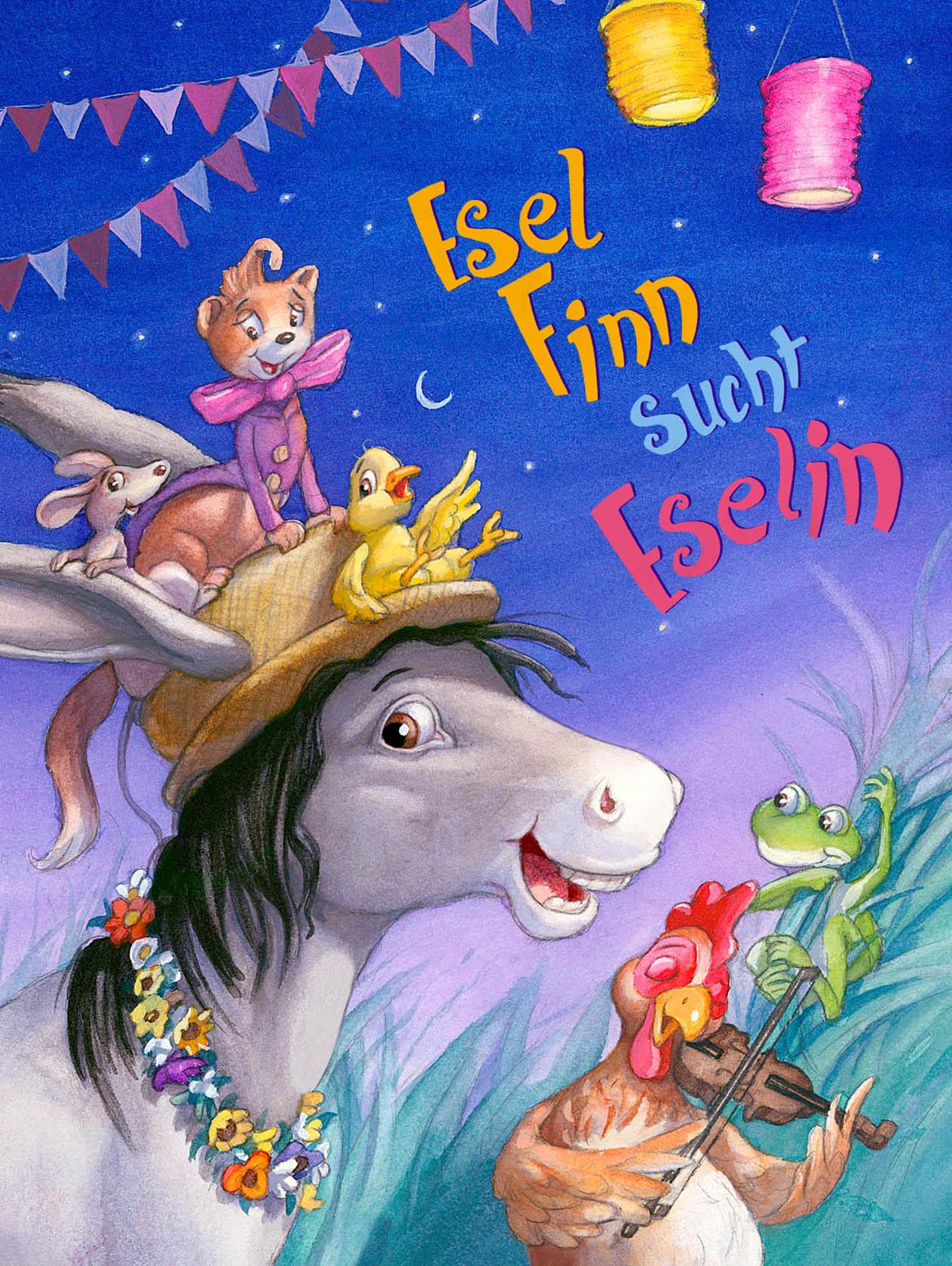 Vorderes Coverbild Esel Finn sucht Eselin
