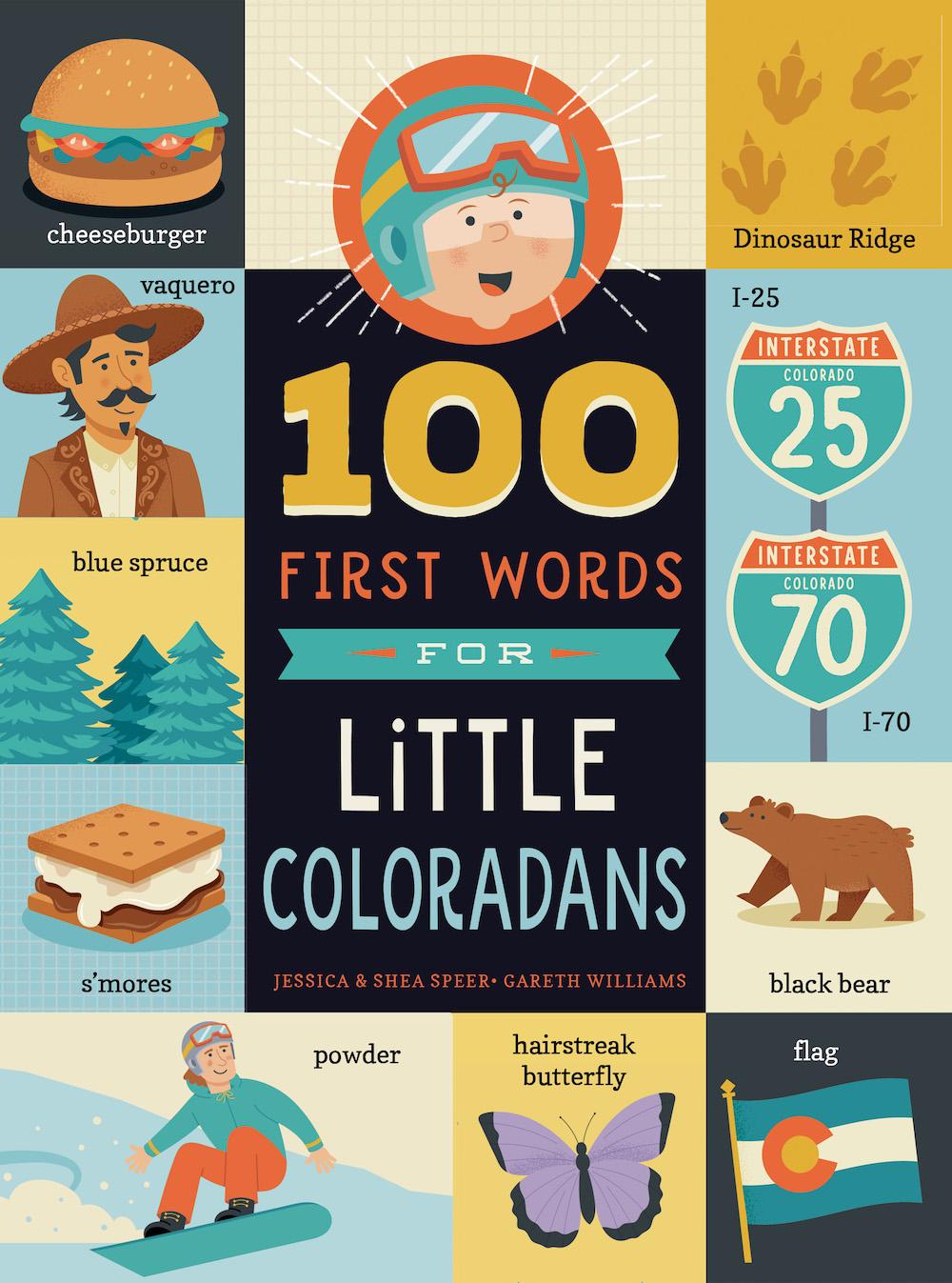 Vorderes Coverbild 100 First Words for Little Coloradans