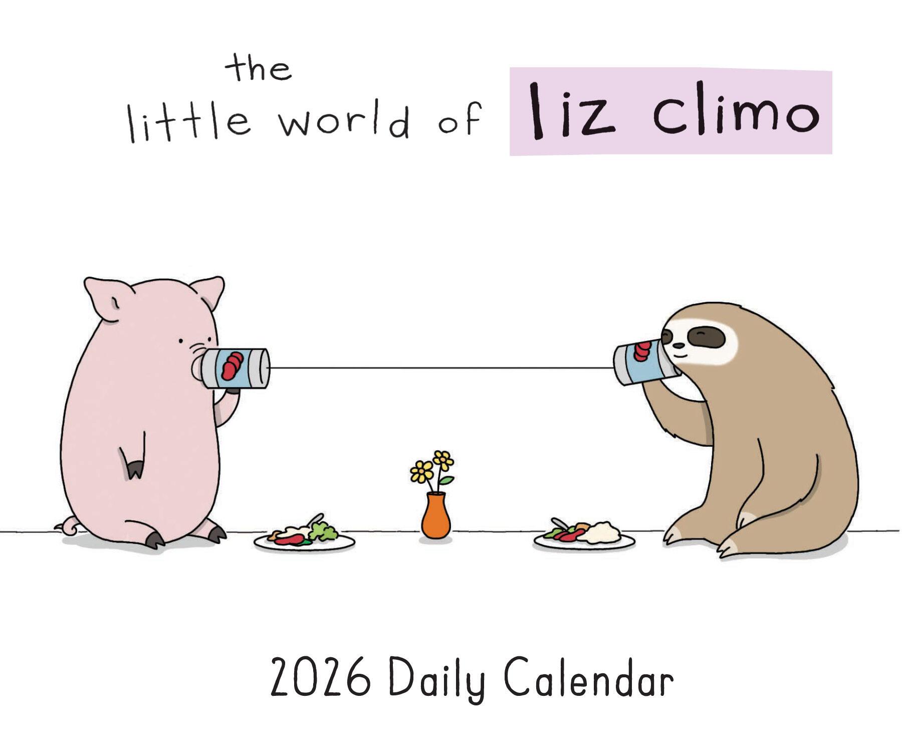 Vorderes Coverbild The Little World of Liz Climo 2026 Daily Calendar