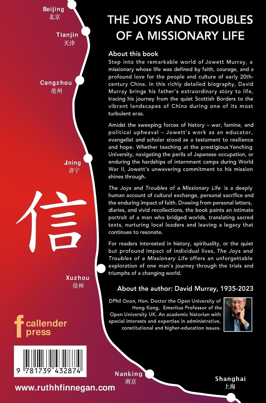 Rückseitencover The Joys and Troubles of a Missionary Life