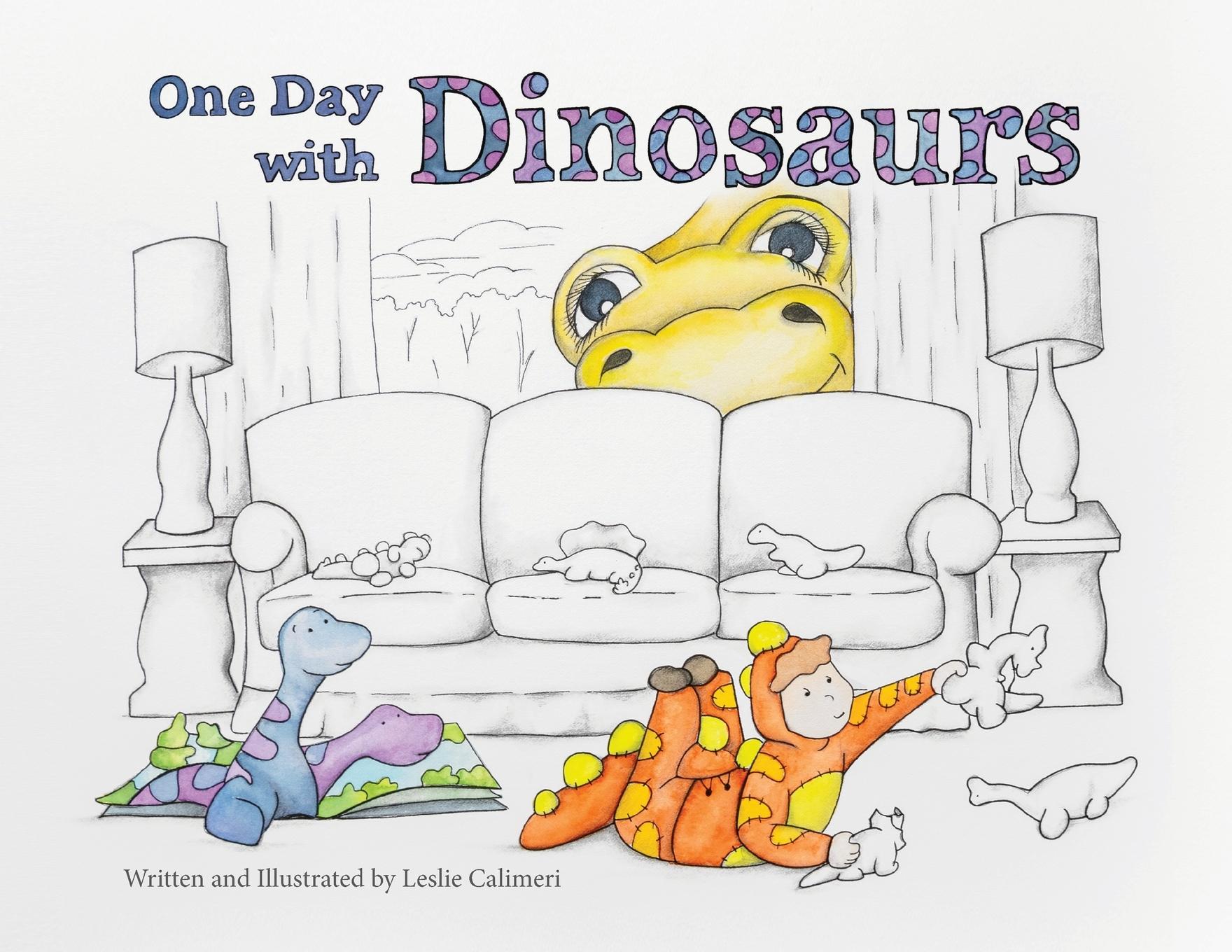 Vorderes Coverbild One Day with Dinosaurs