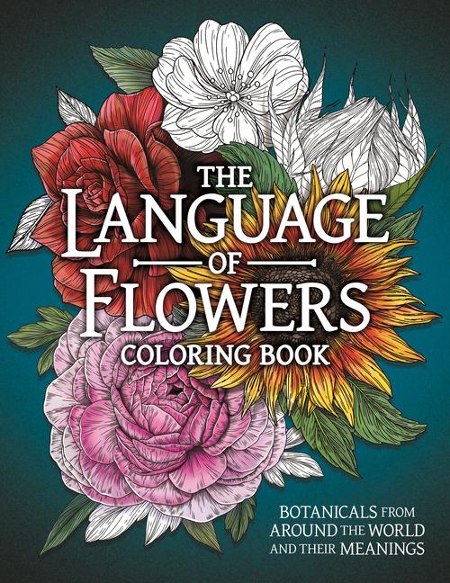 Vorderes Coverbild The Language of Flowers Coloring Book