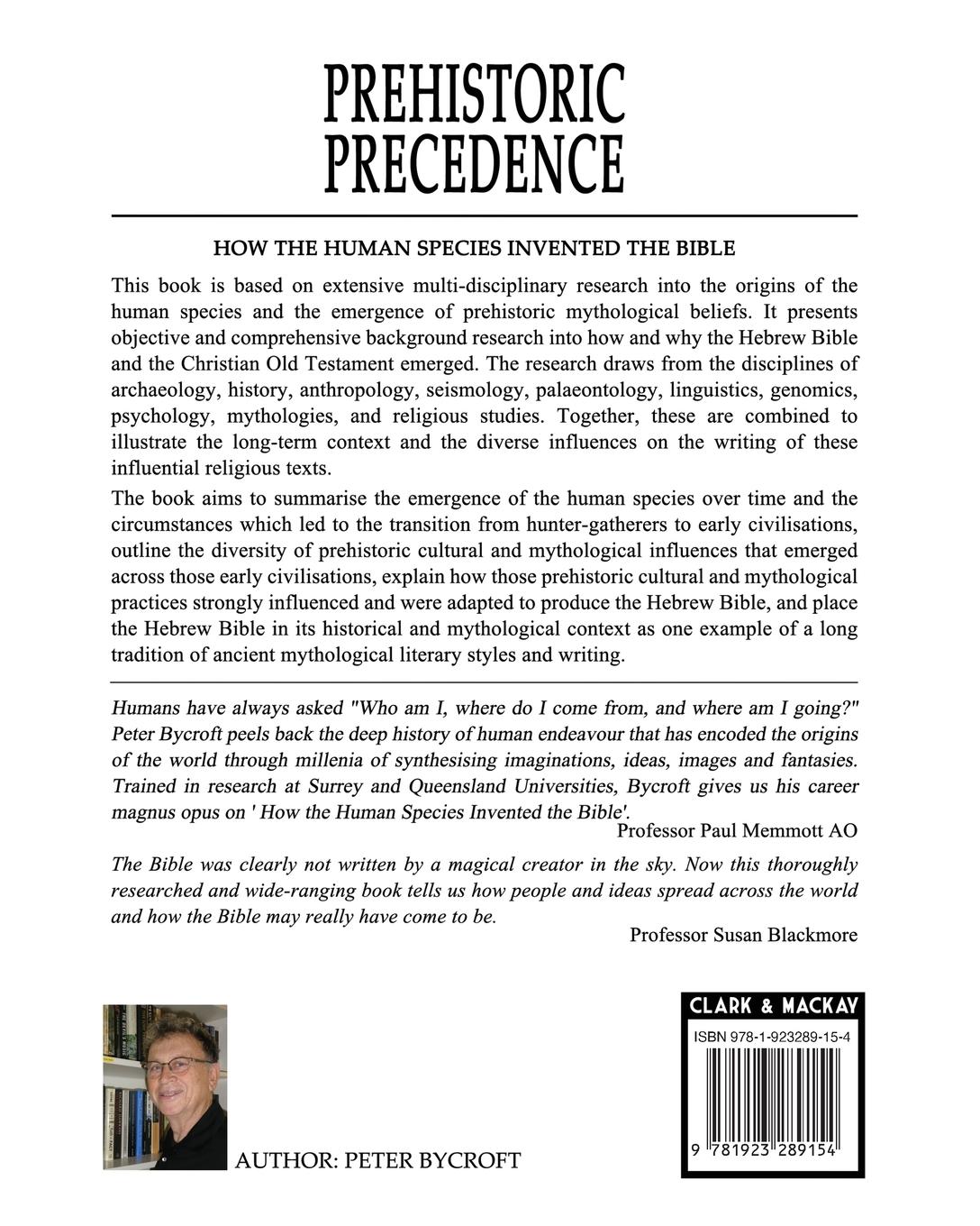 Rückseitencover Prehistoric Precedence