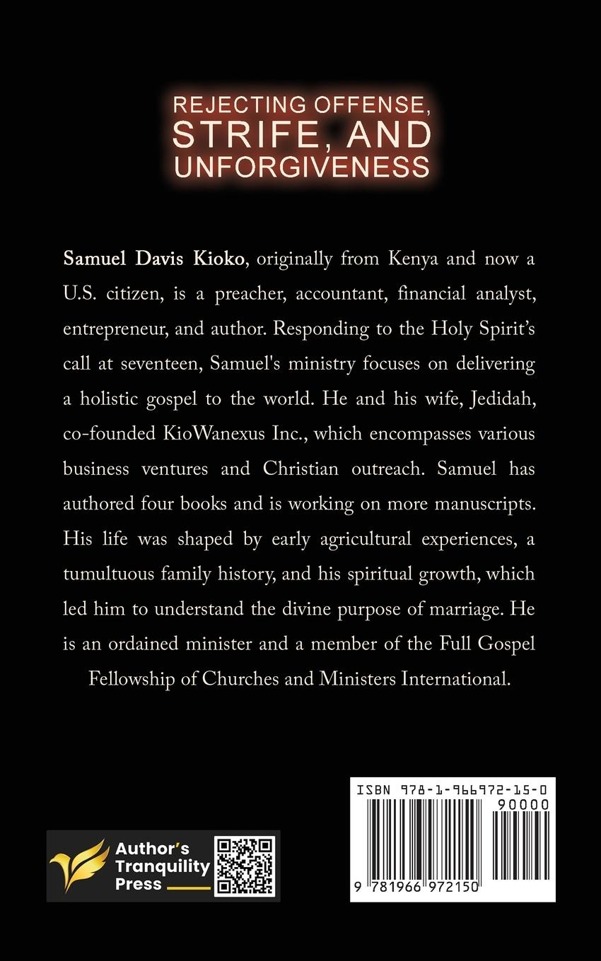 Rückseitencover Rejecting Offense, Strife, and Unforgiveness