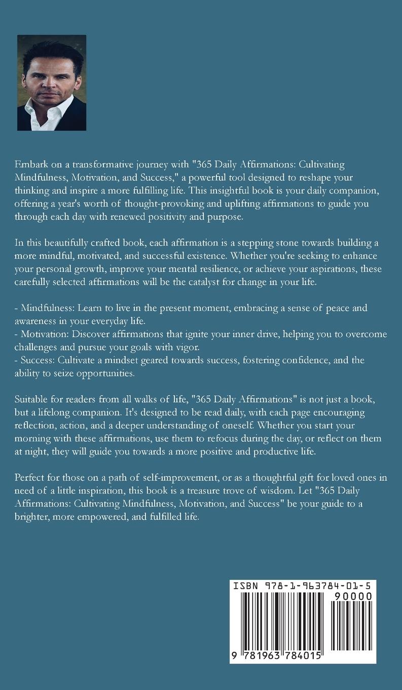 Rückseitencover 365 Affirmations