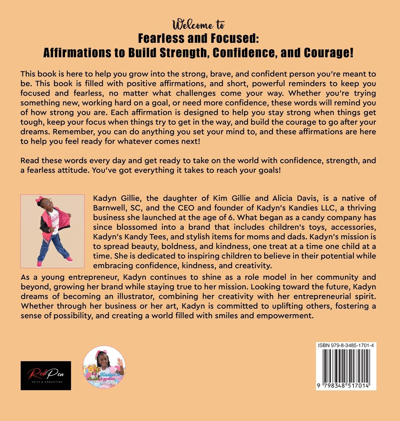 Rückseitencover Fearless and Focused