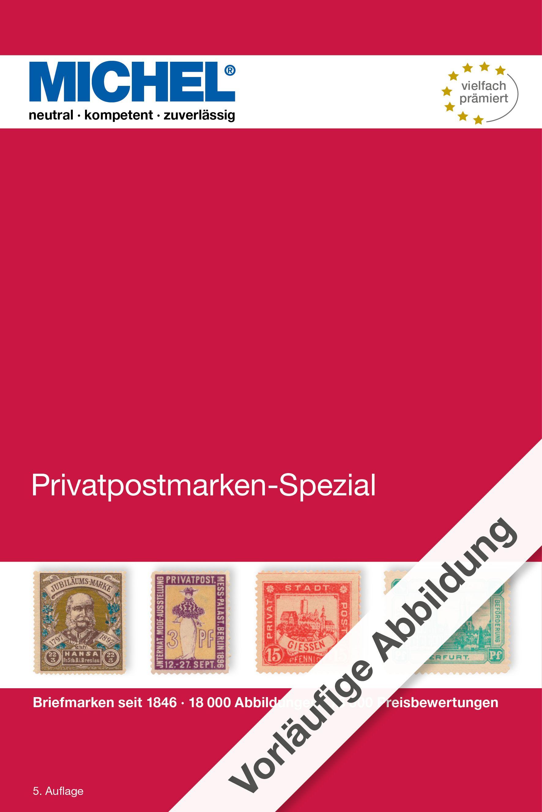 Vorderes Coverbild Privatpostmarken
