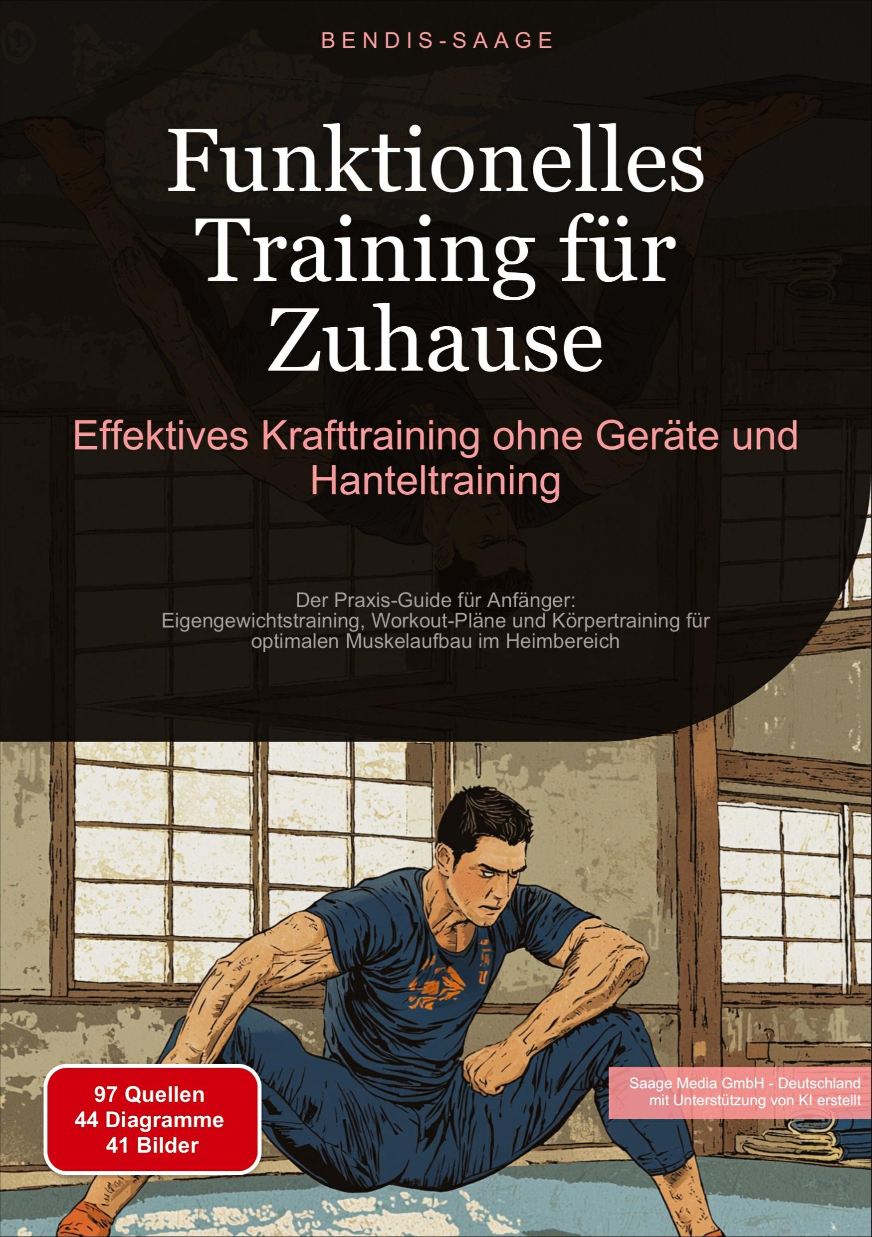 Vorderes Coverbild Funktionelles Training für Zuhause: Effektives Krafttraining ohne Geräte und Hanteltraining