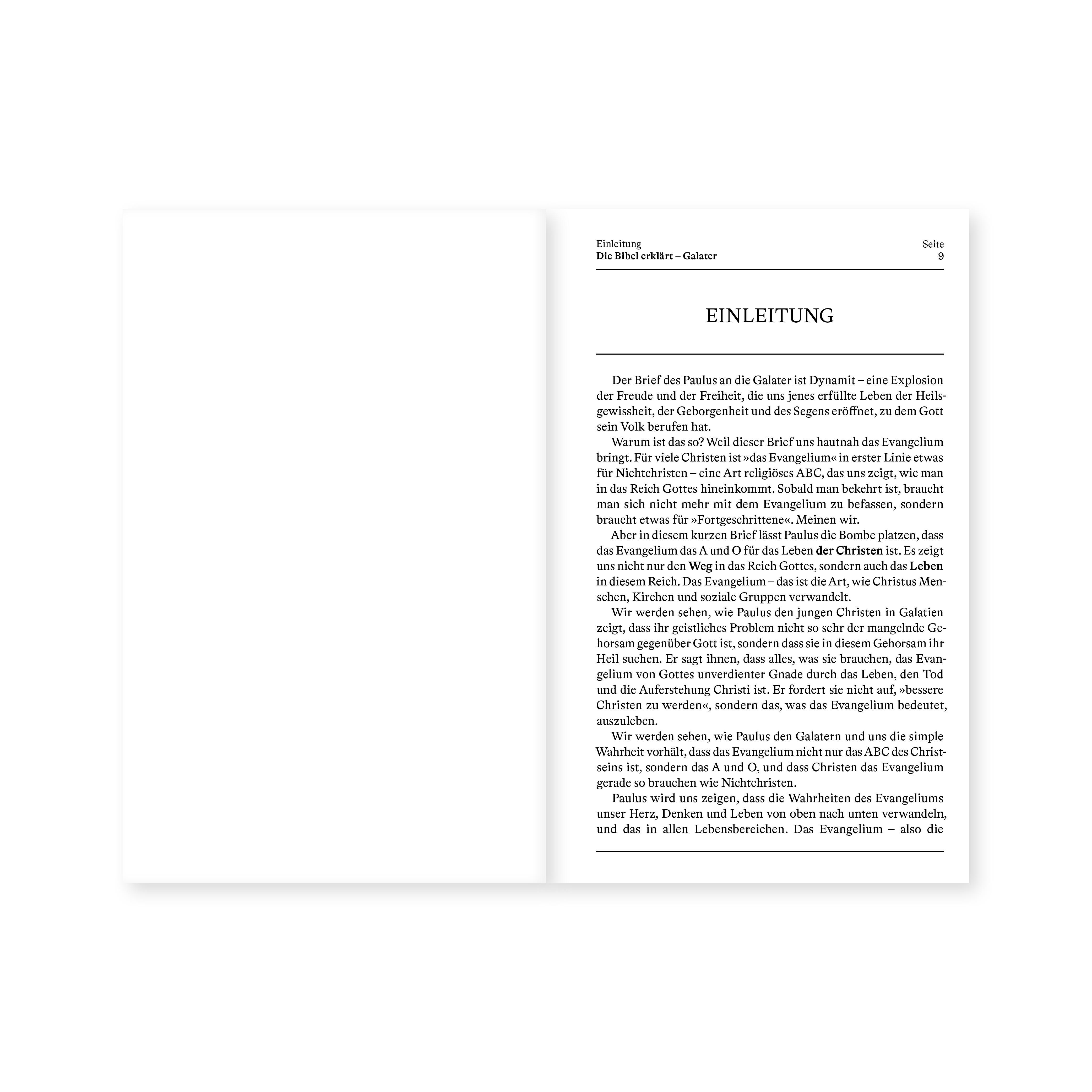 Beispielinhalt (Bild) Galater | Kommentar (Die Bibel erklärt)