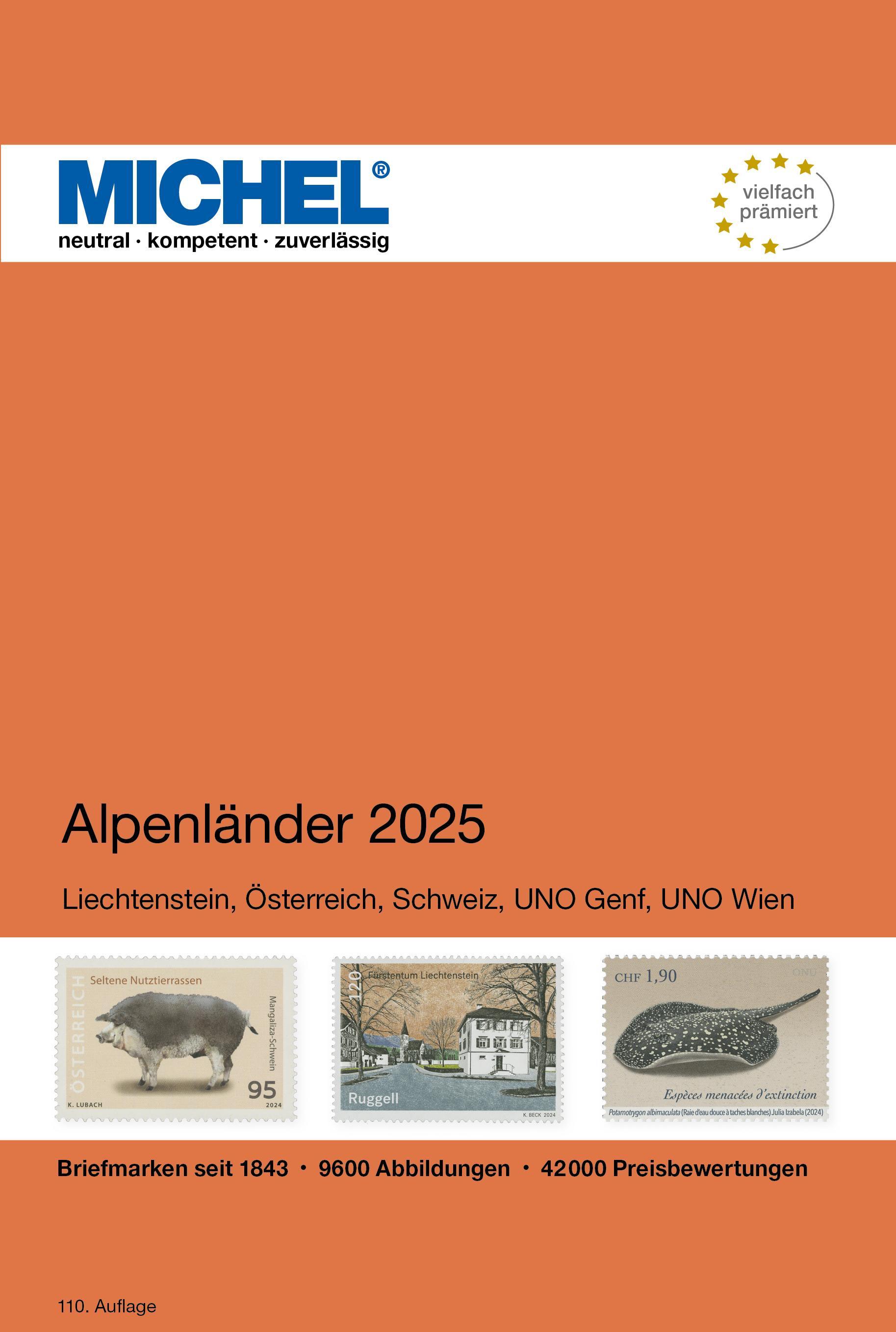 Vorderes Coverbild Alpenländer 2025