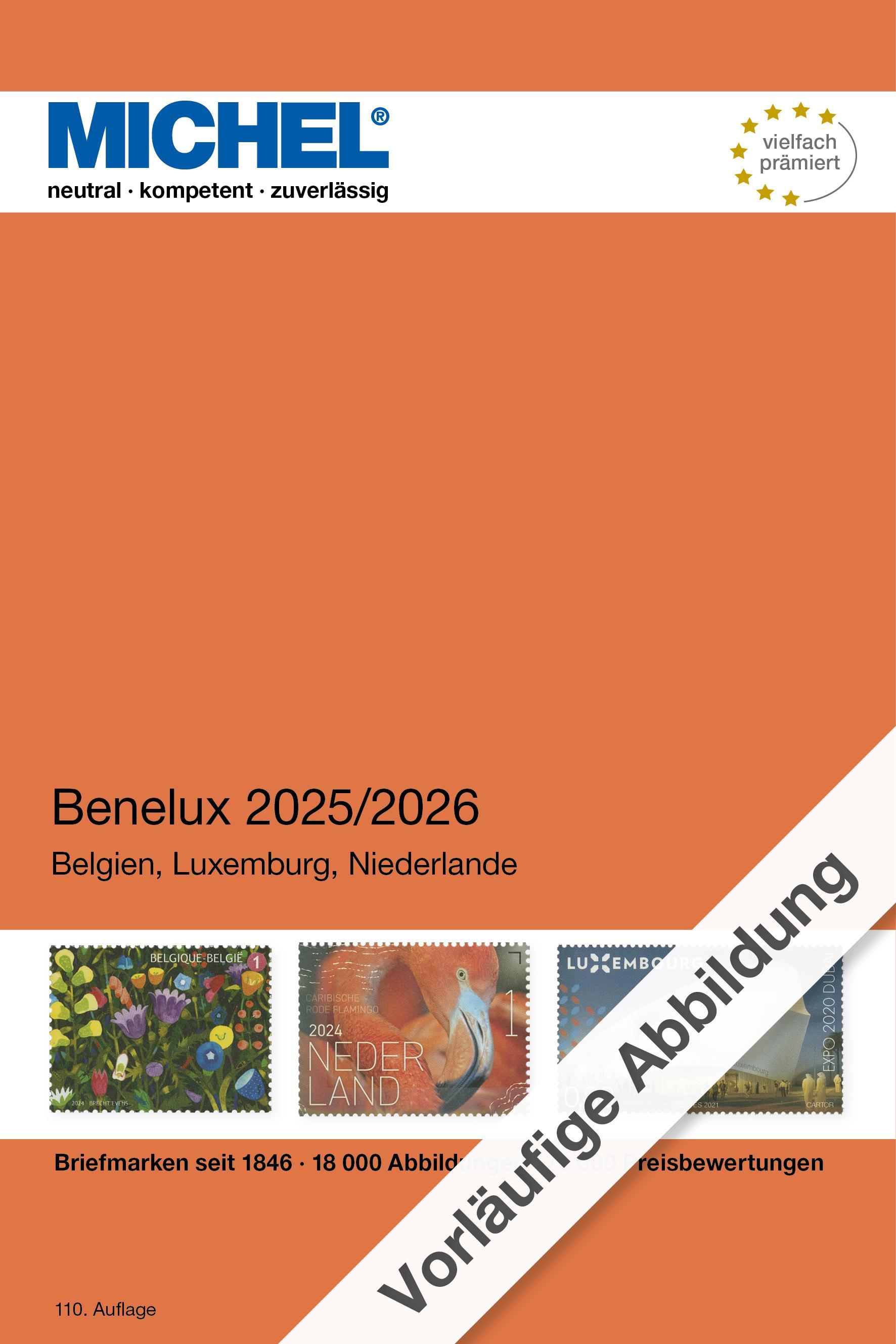 Vorderes Coverbild Benelux 2025/2026