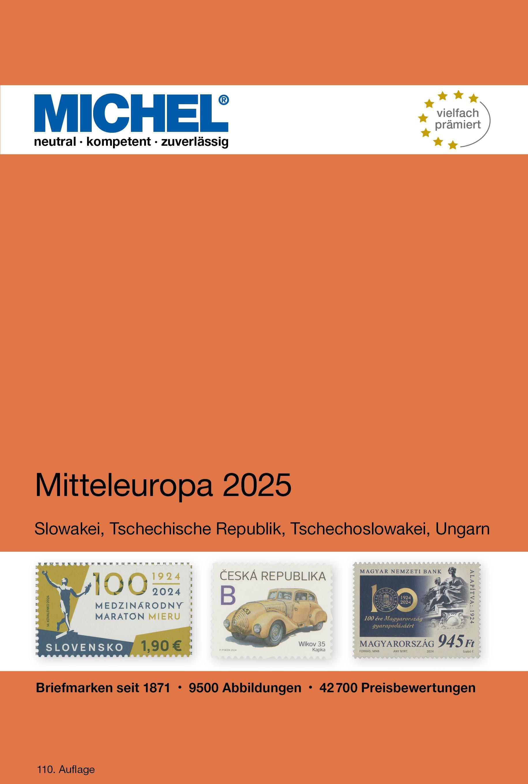 Vorderes Coverbild Mitteleuropa 2025