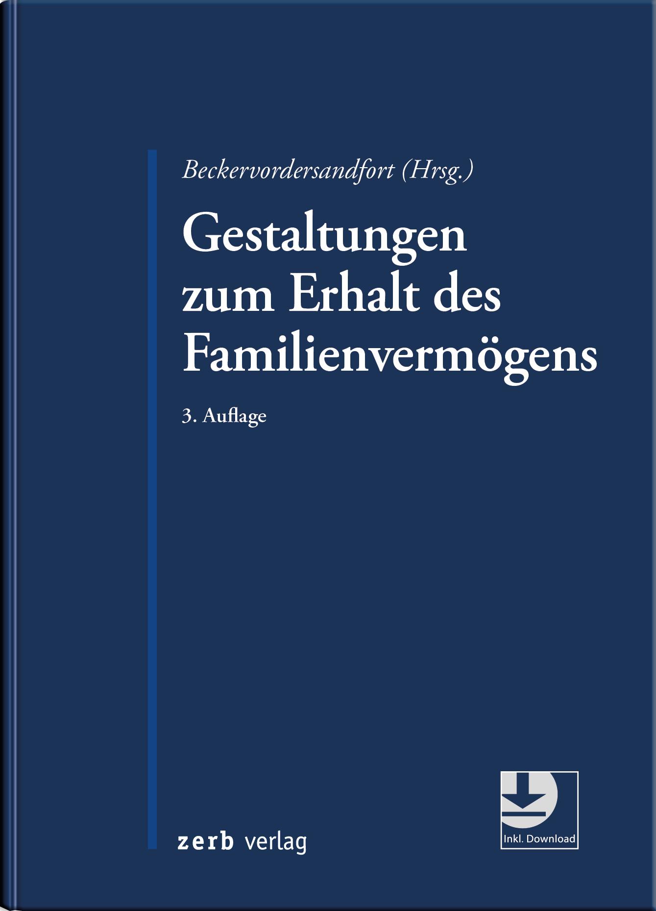 Vorderes Coverbild Gestaltungen zum Erhalt des Familienvermögens