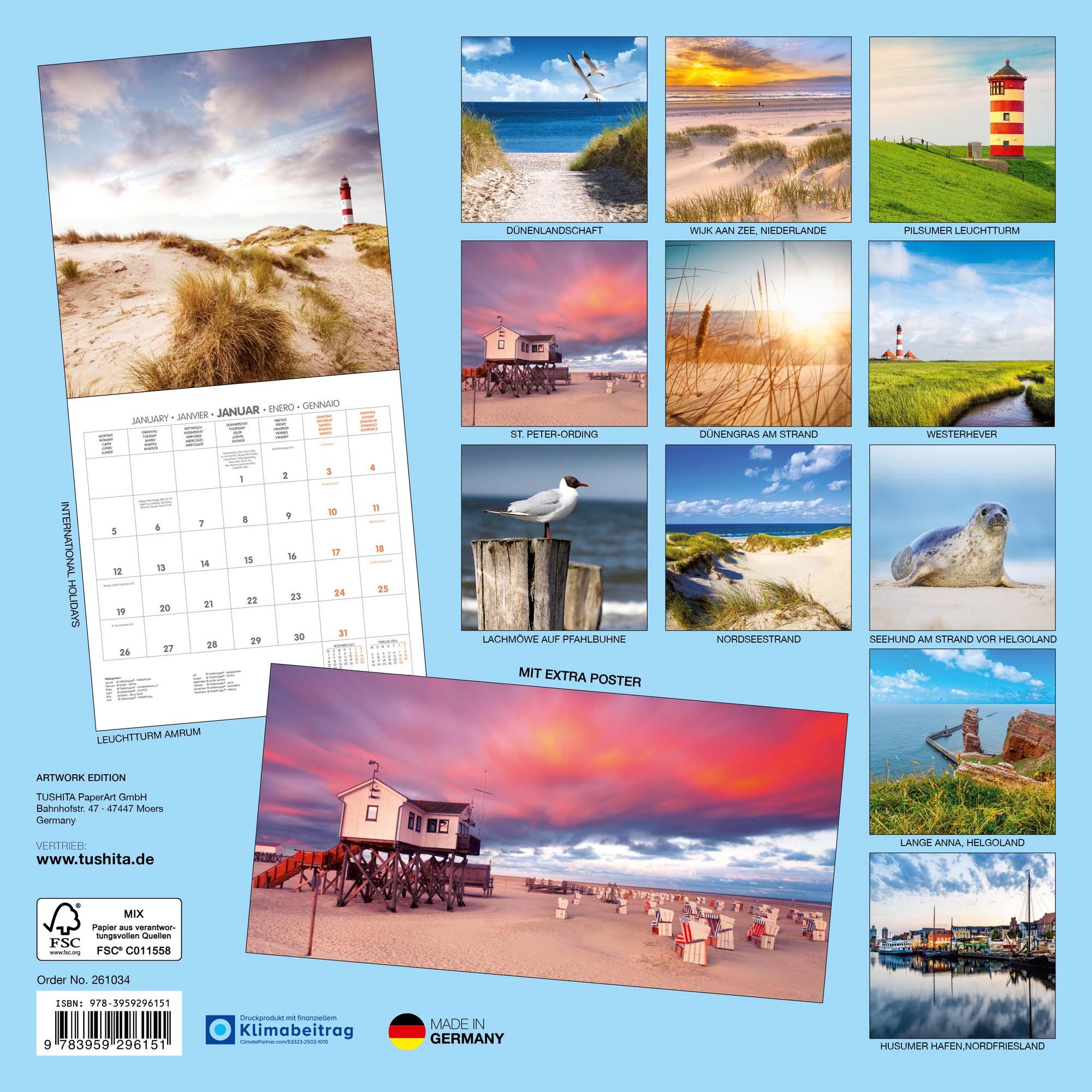 Rückseitencover Nordsee/Northern Sea 2026