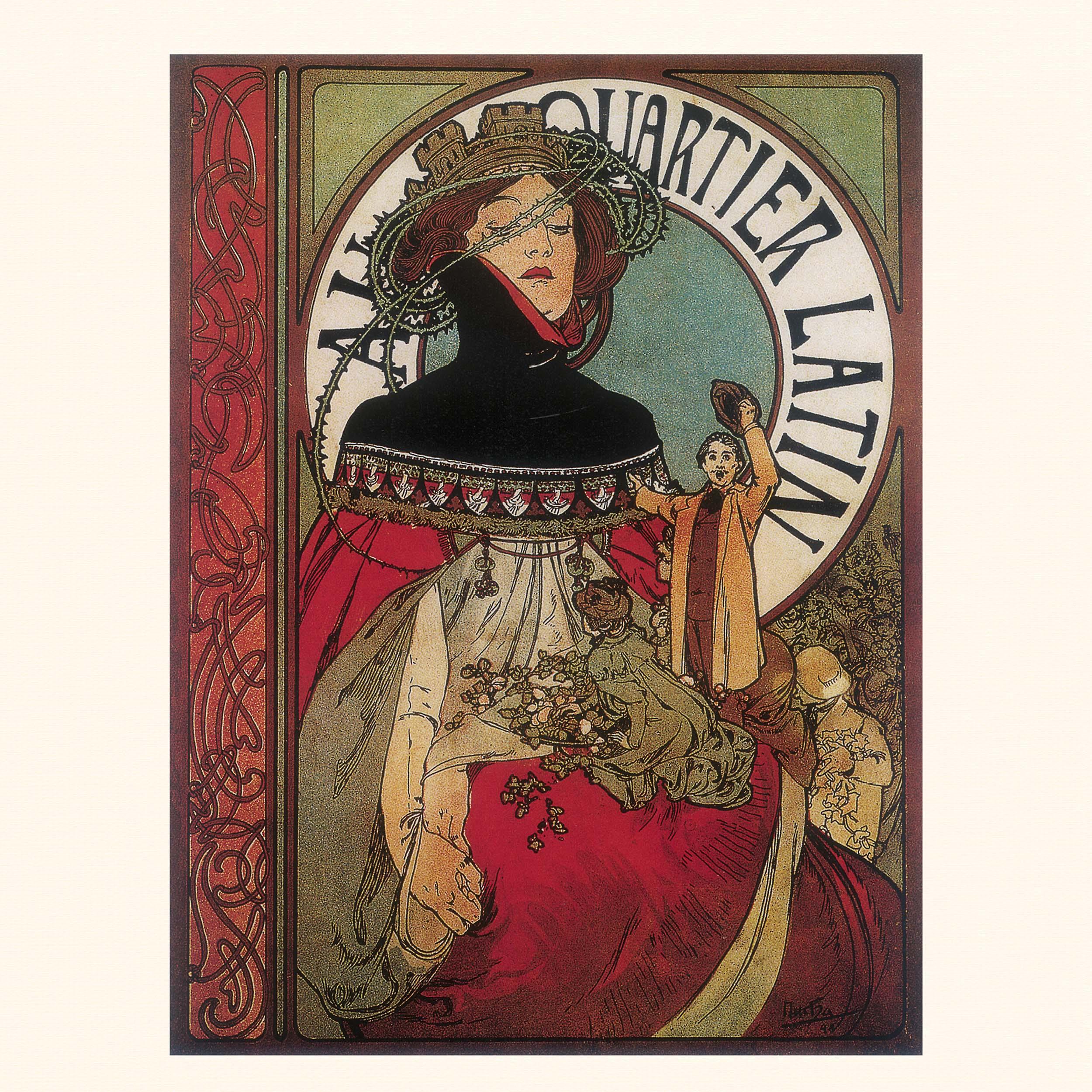 Beispielinhalt (Bild) Alphonse Mucha - Poster Art 2026