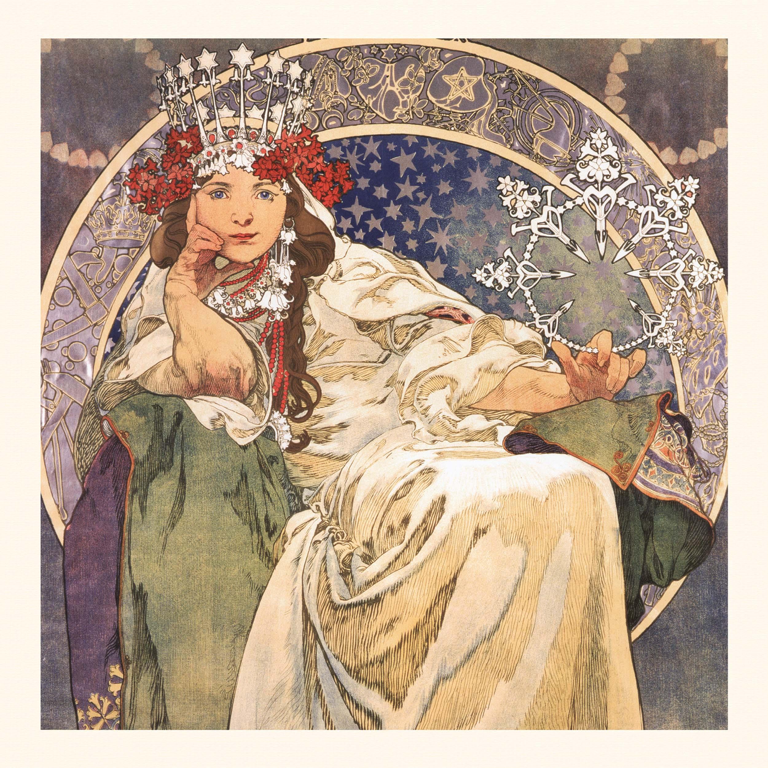 Beispielinhalt (Bild) Alphonse Mucha - Poster Art 2026