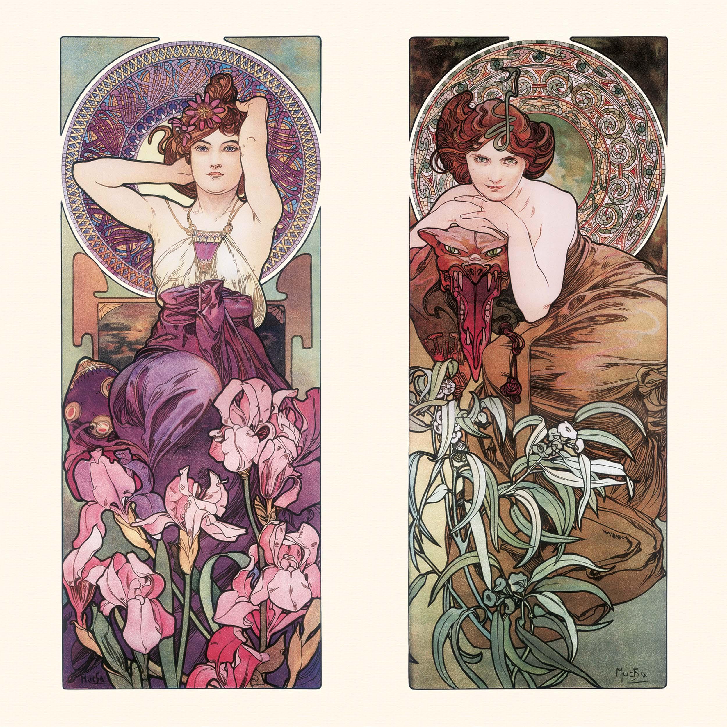 Beispielinhalt (Bild) Alphonse Mucha - Poster Art 2026