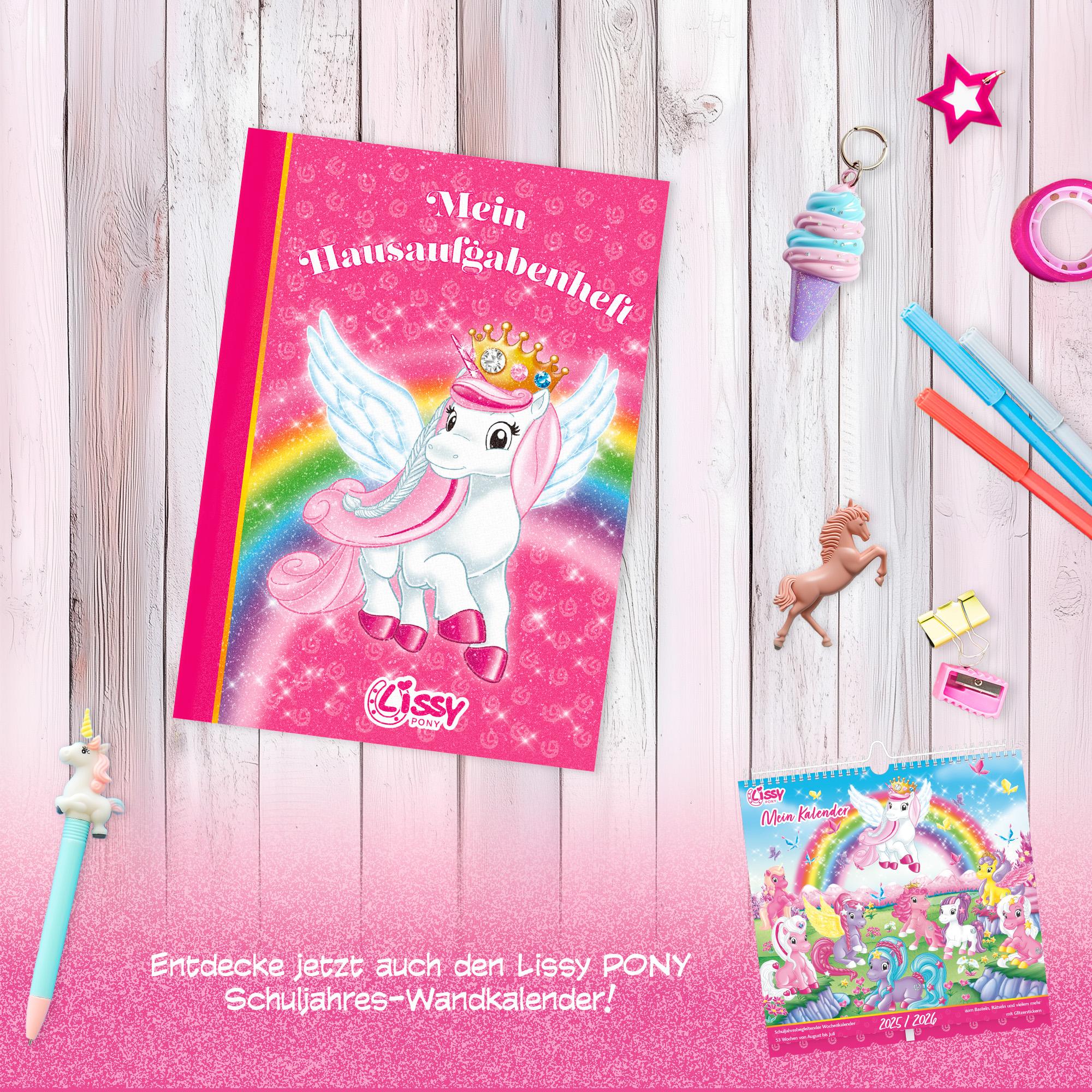 Beispielinhalt (Bild) Mein traumhaftes Lissy Pony Grundschul-Hausaufgabenheft