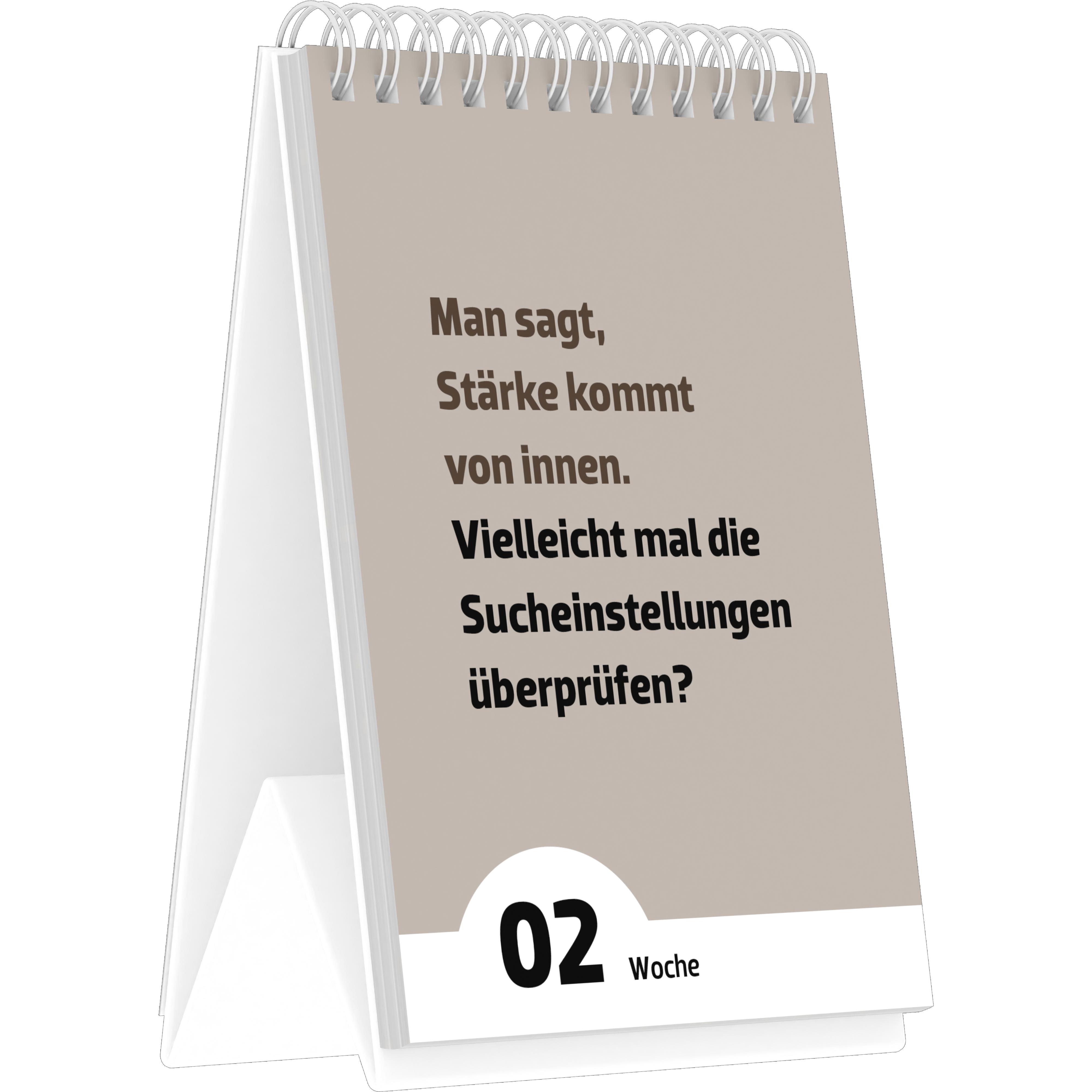 Beispielinhalt (Bild) Der Abgründe Kalender - jede Woche ein neuer Blick ins Nichts