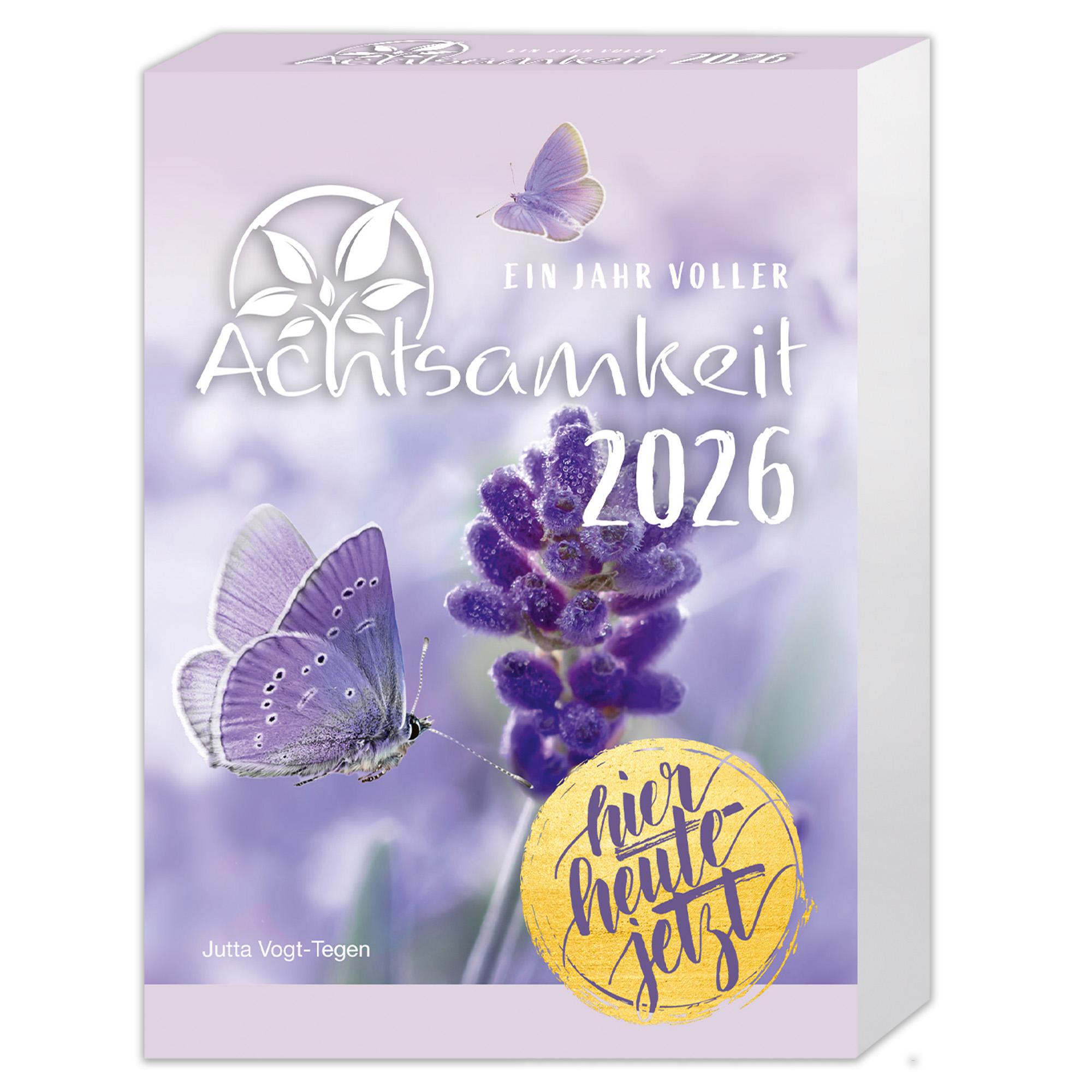 Vorderes Coverbild Ein Jahr voller Achtsamkeit - Abreißkalender 2026