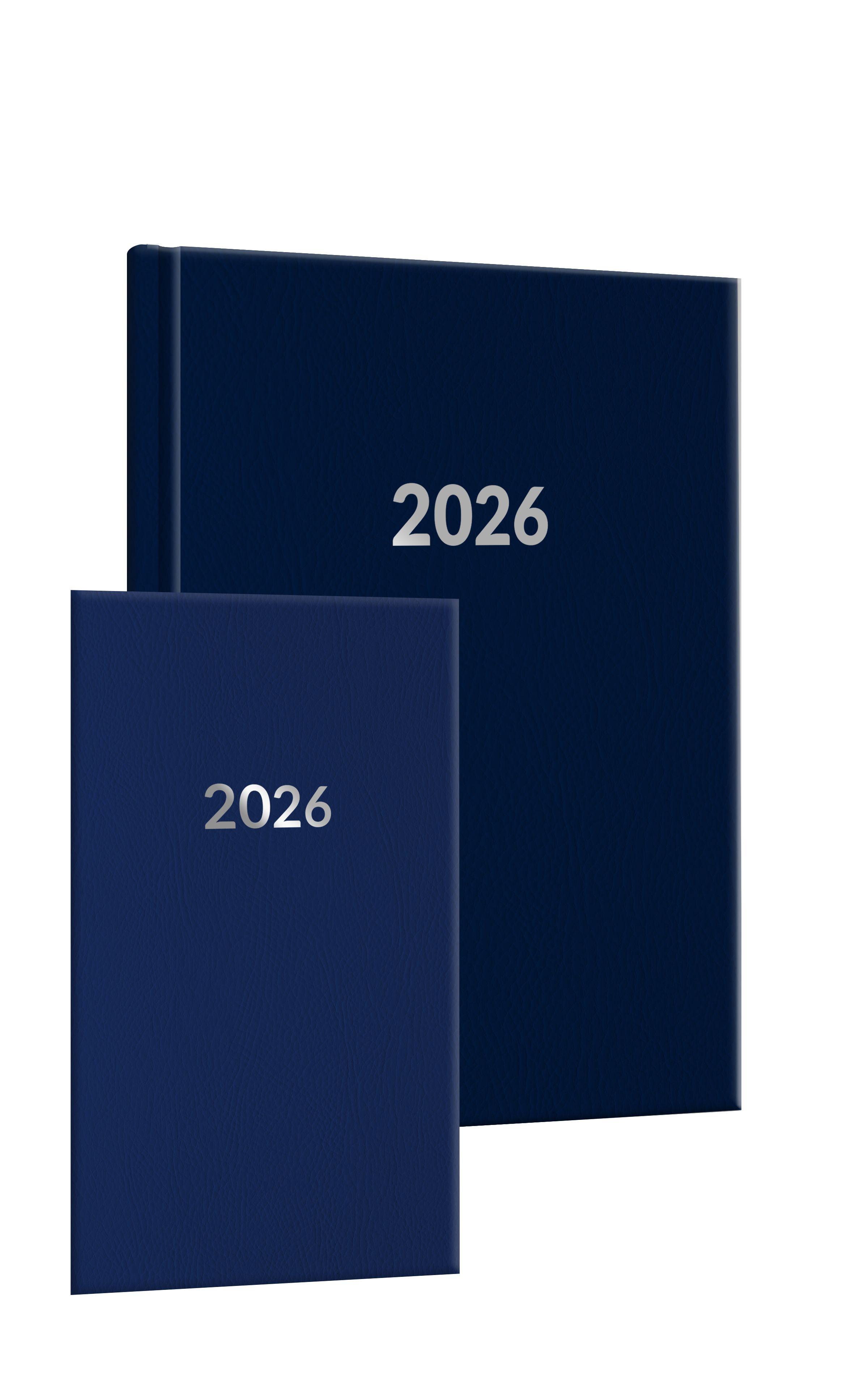 Vorderes Coverbild Buchkalender-Set: Buchkalender & Wochenplaner 2026 blau