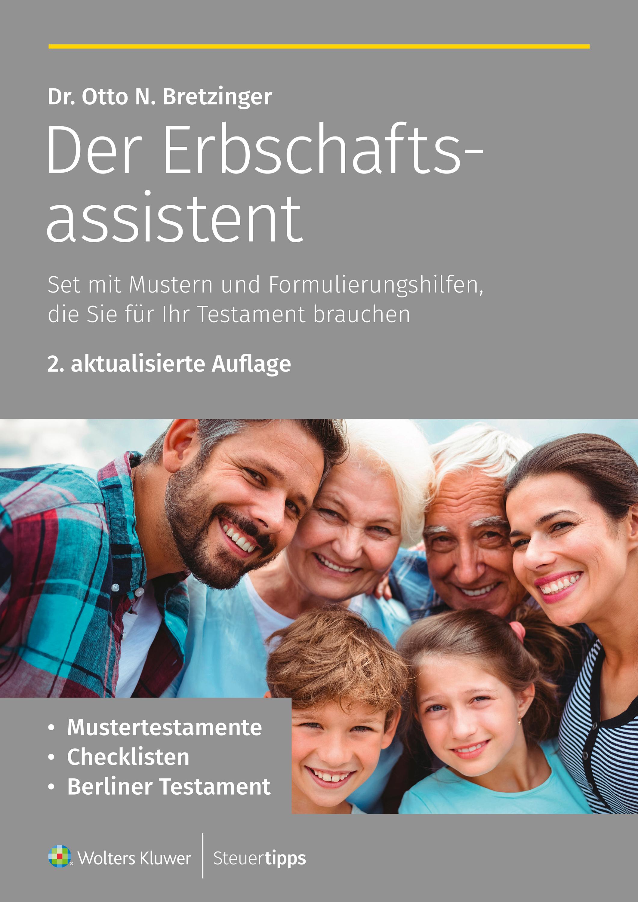 Vorderes Coverbild Der Erbschaftsassistent