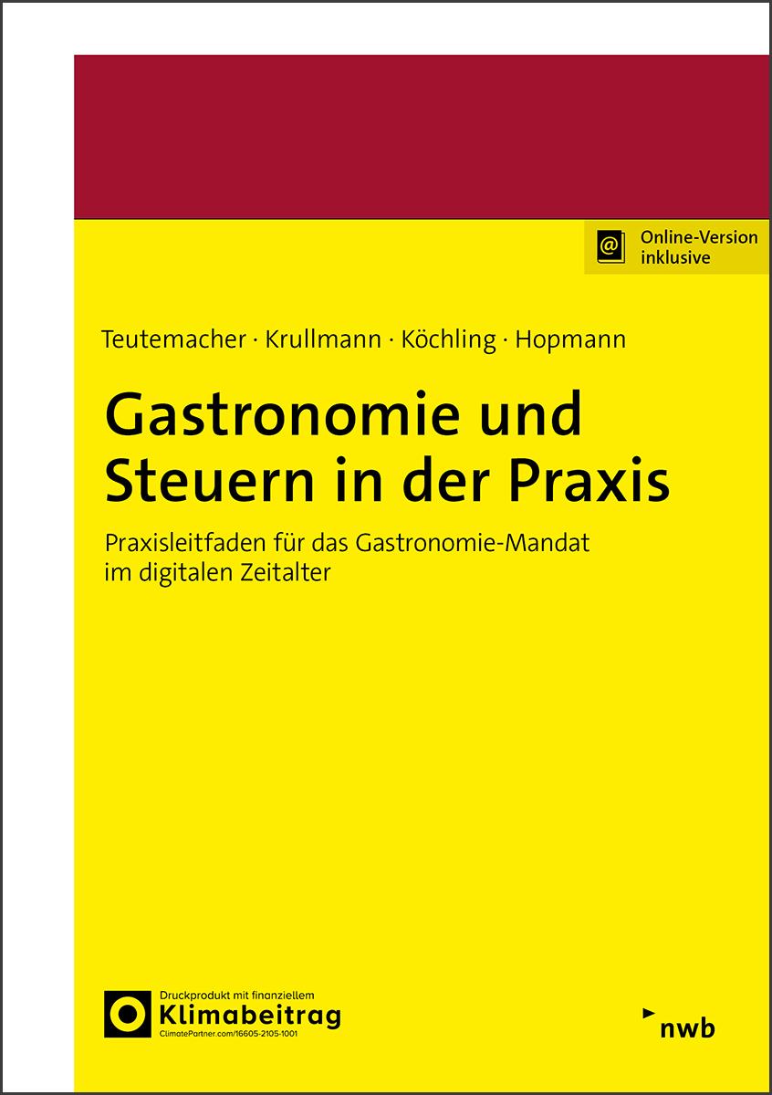Vorderes Coverbild Gastronomie und Steuern in der Praxis