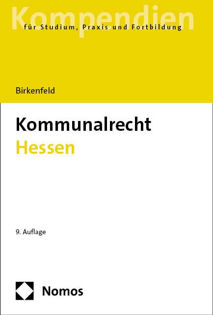 Vorderes Coverbild Kommunalrecht Hessen