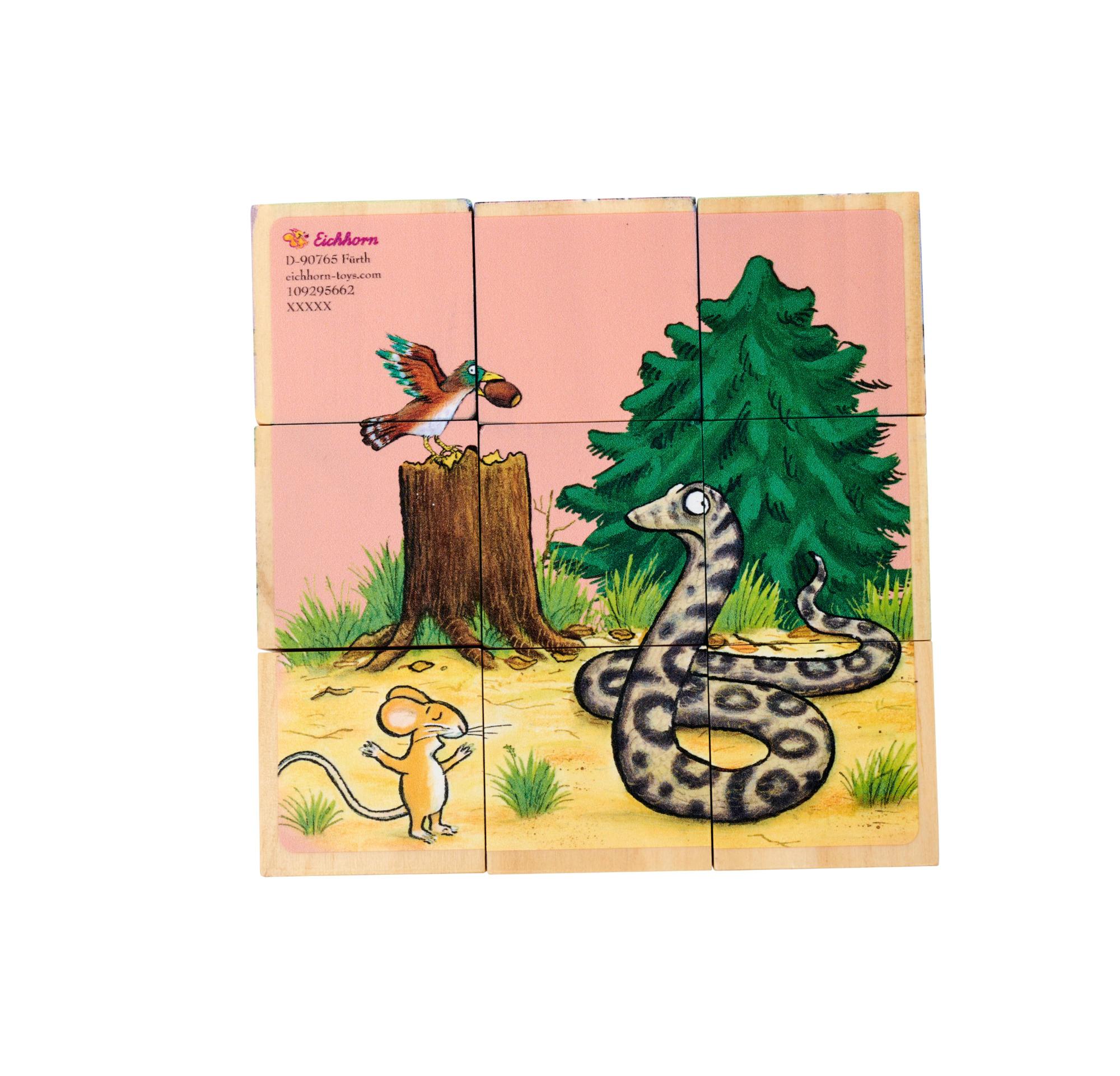 Beispielinhalt (Bild) Grüffelo Bilderwürfel