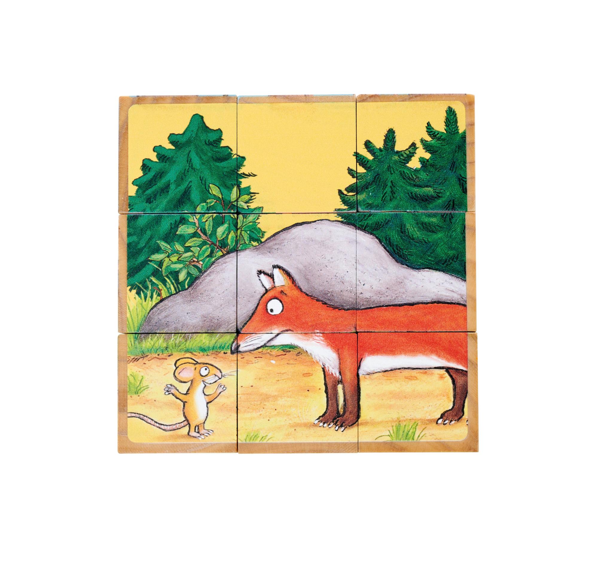 Beispielinhalt (Bild) Grüffelo Bilderwürfel