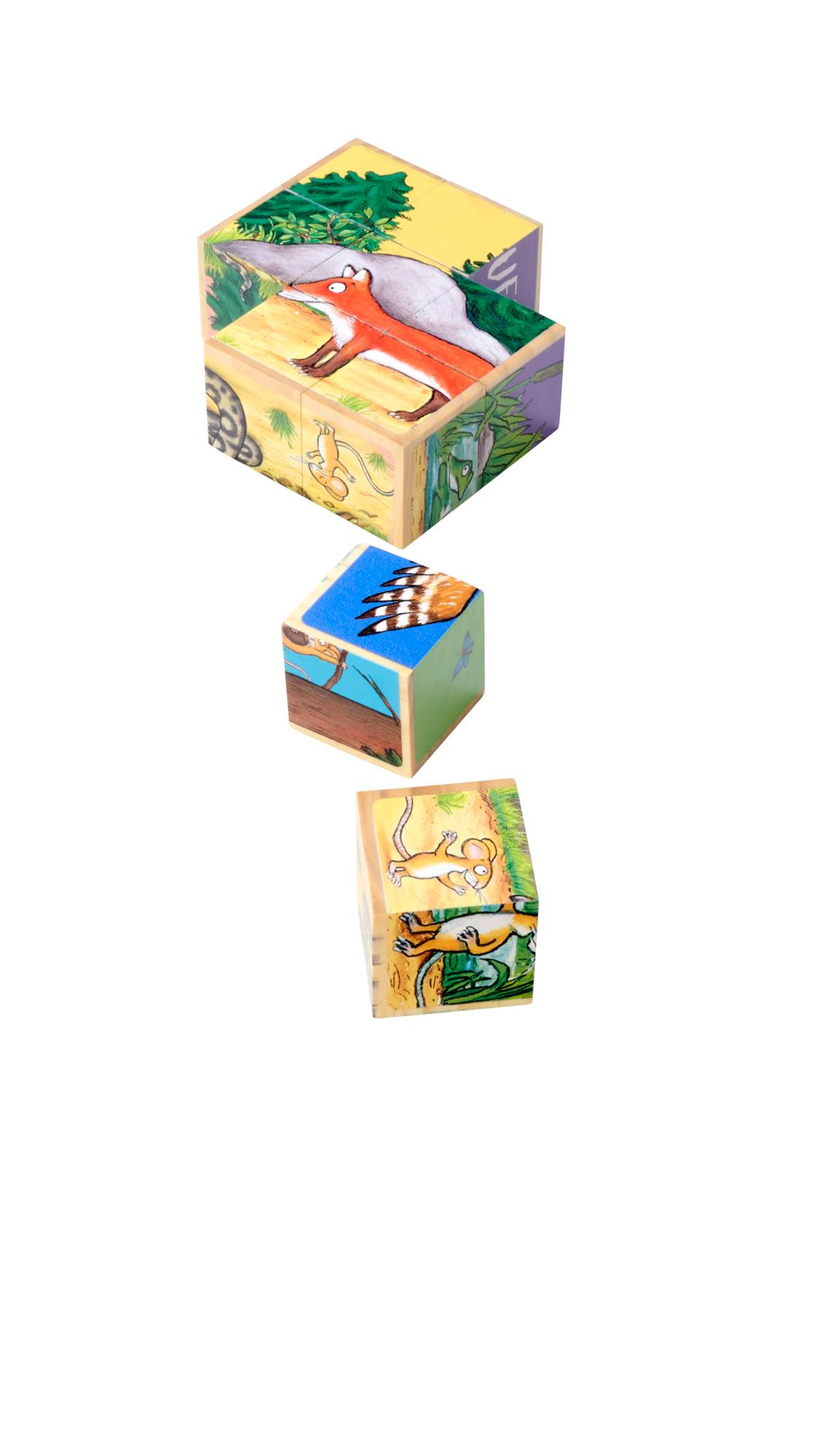 Beispielinhalt (Bild) Grüffelo Bilderwürfel