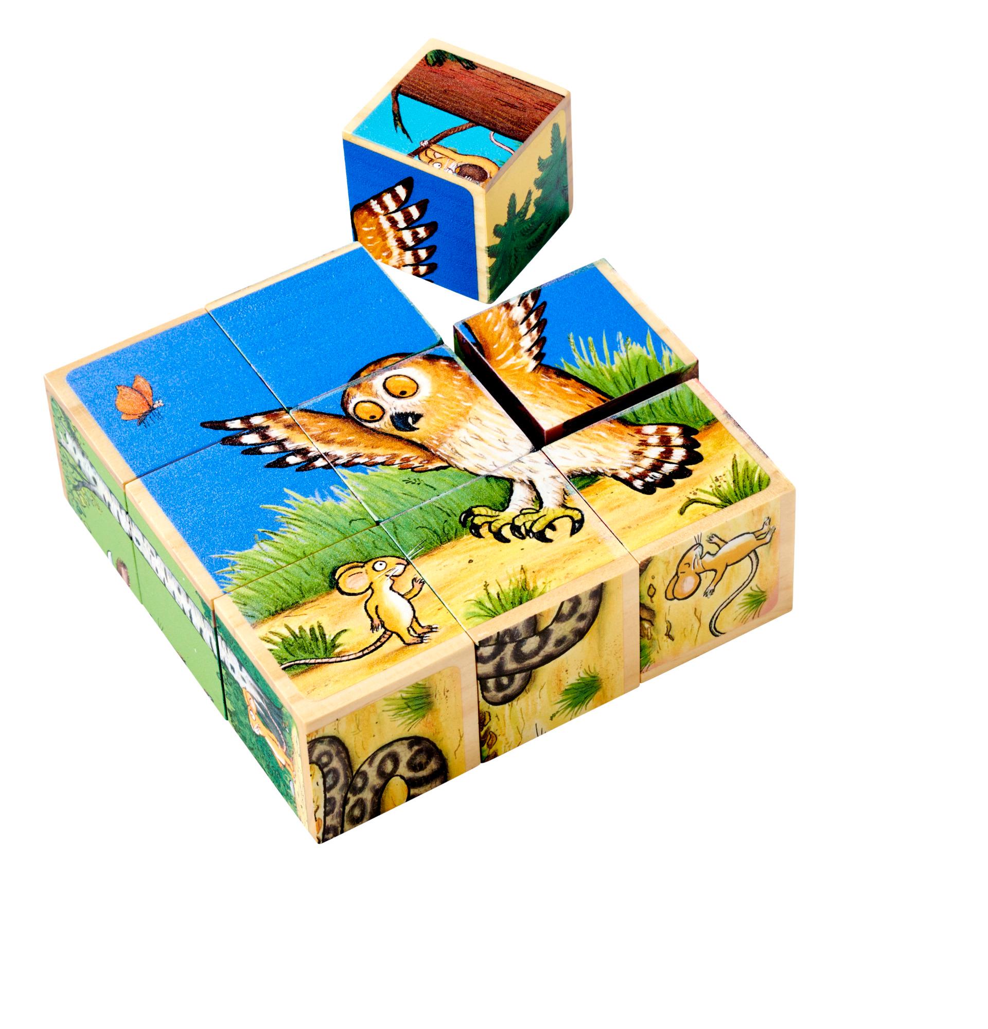 Vorderes Coverbild Grüffelo Bilderwürfel