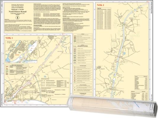Vorderes Coverbild Einzelkarte Nord-Ostsee-Kanal (Ausgabe 2025)
