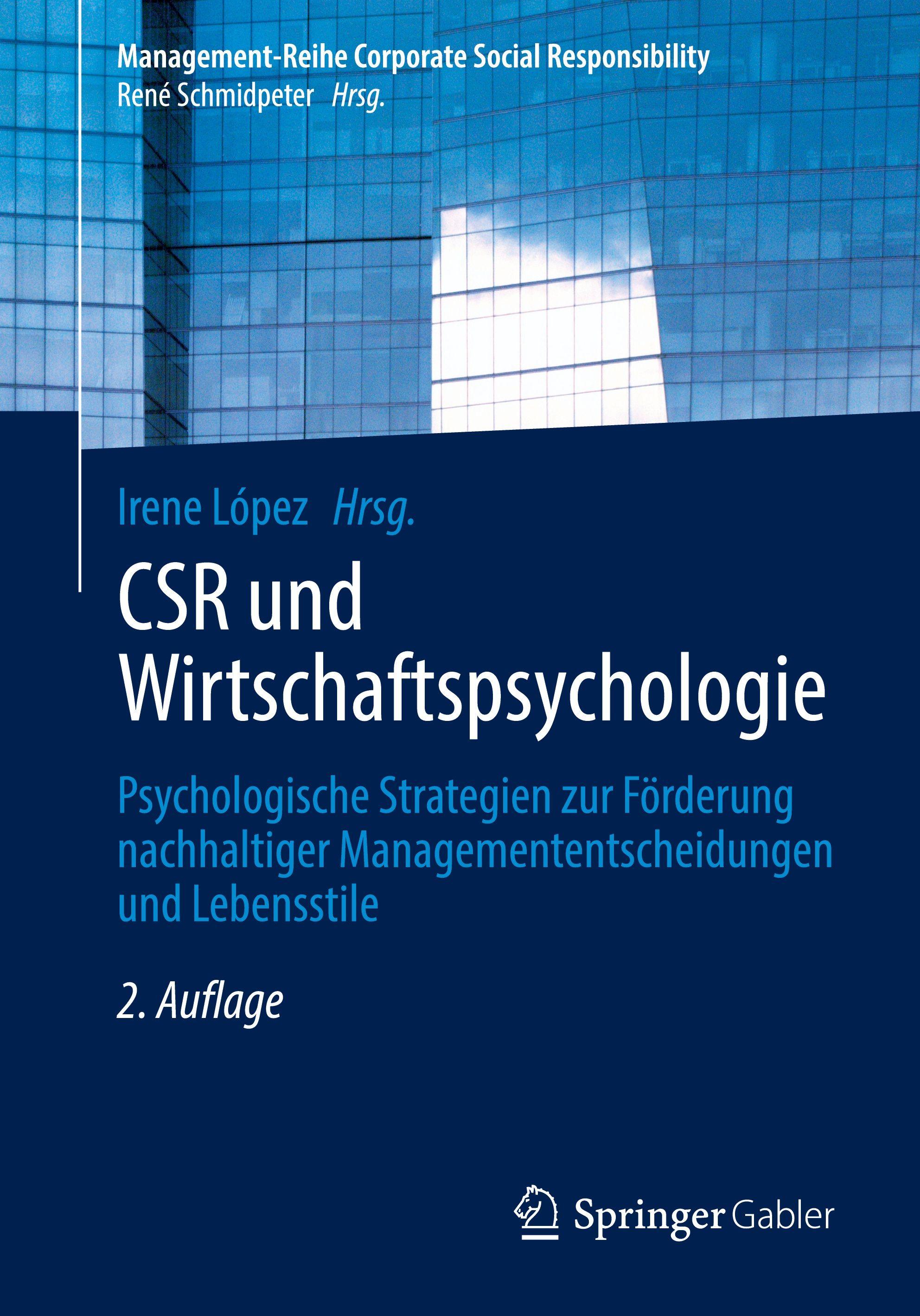Vorderes Coverbild CSR und Wirtschaftspsychologie