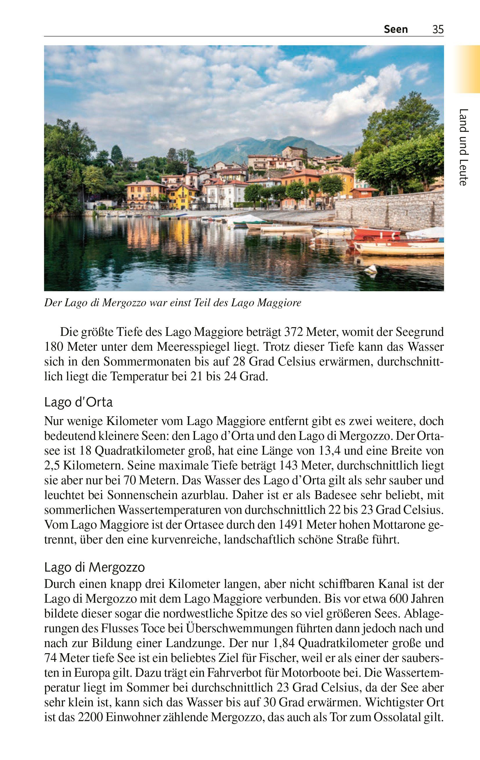 Beispielinhalt (Bild) TRESCHER Reiseführer Piemont