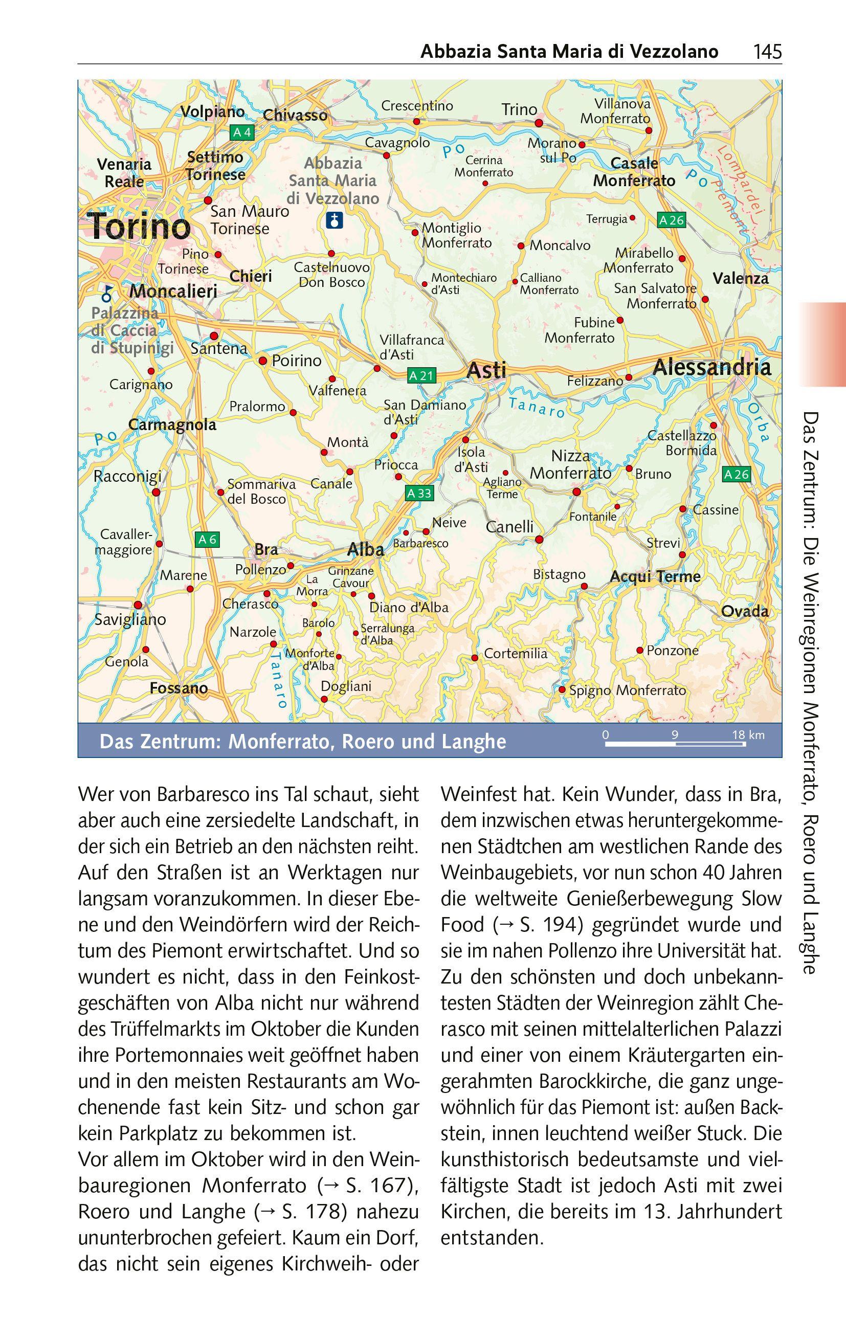 Beispielinhalt (Bild) TRESCHER Reiseführer Piemont
