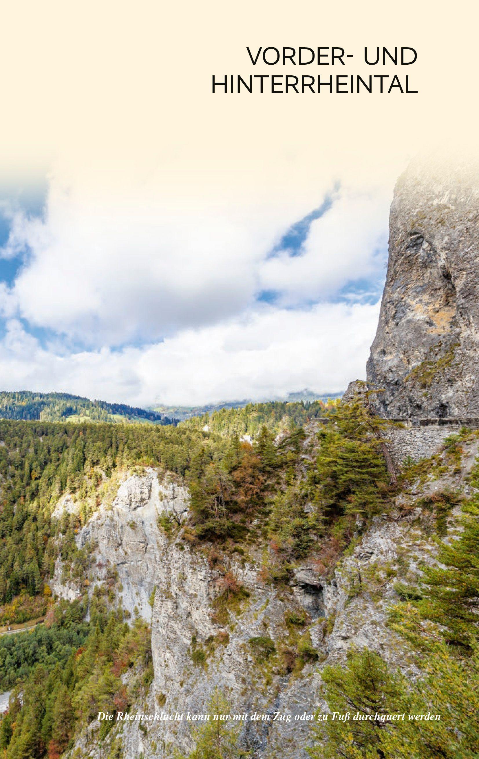 Beispielinhalt (Bild) TRESCHER Reiseführer Graubünden