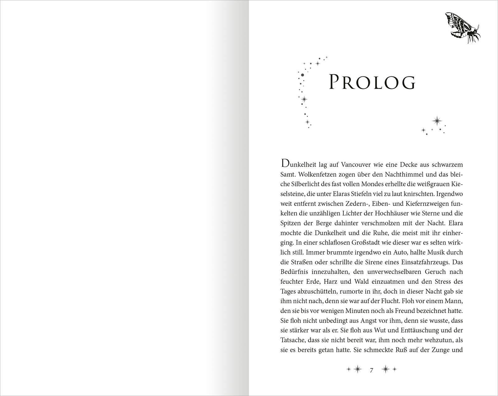 Beispielinhalt (Bild) Night Lake Academy - Die Magie der Nachtfalter (Night Lake Academy 1)