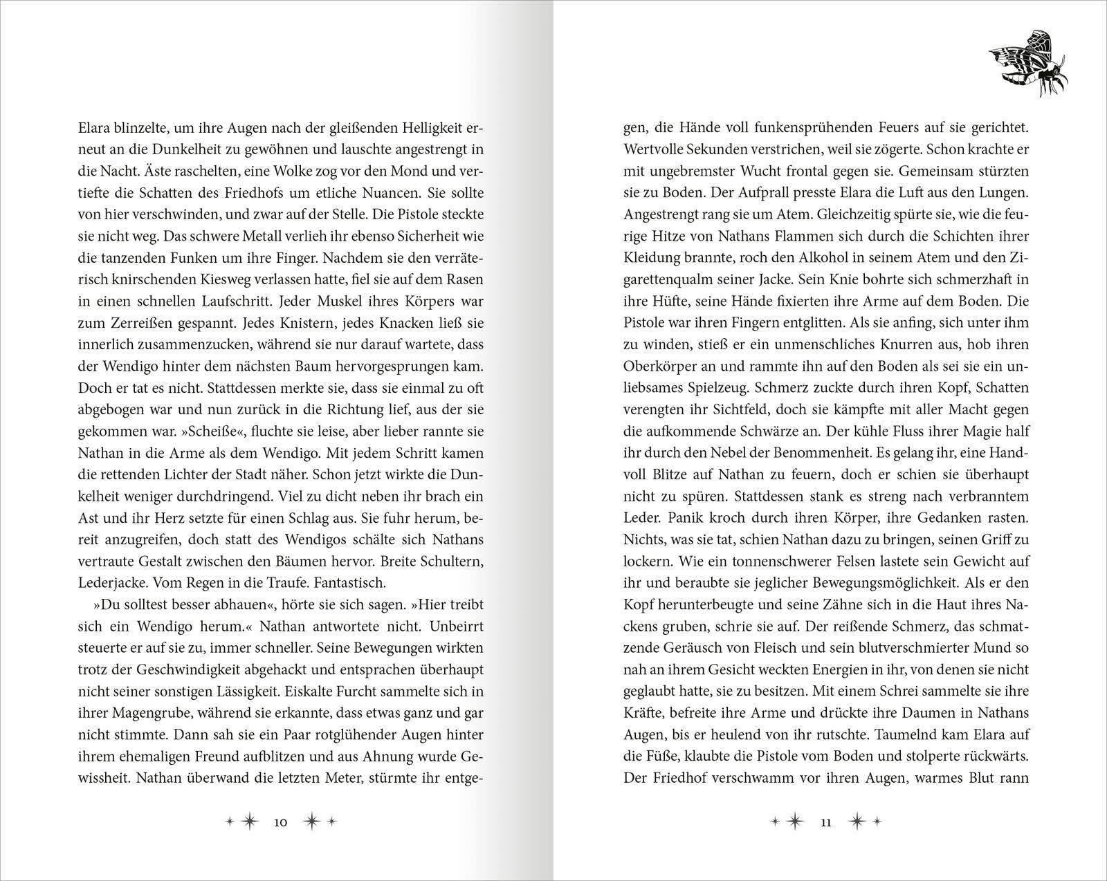 Beispielinhalt (Bild) Night Lake Academy - Die Magie der Nachtfalter (Night Lake Academy 1)